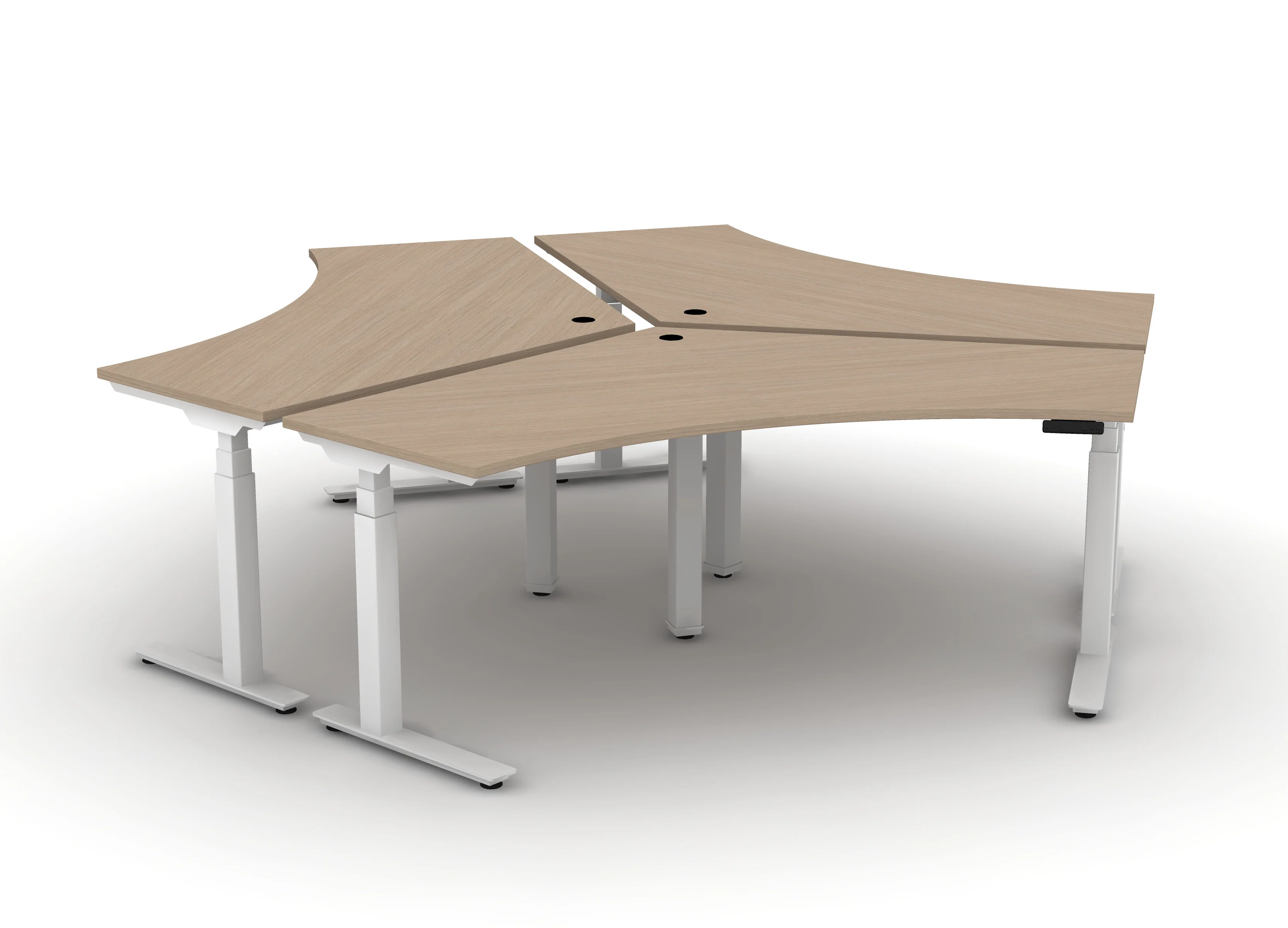 120 Think Desk (sit to stand) - Pod of 3 - Image 16