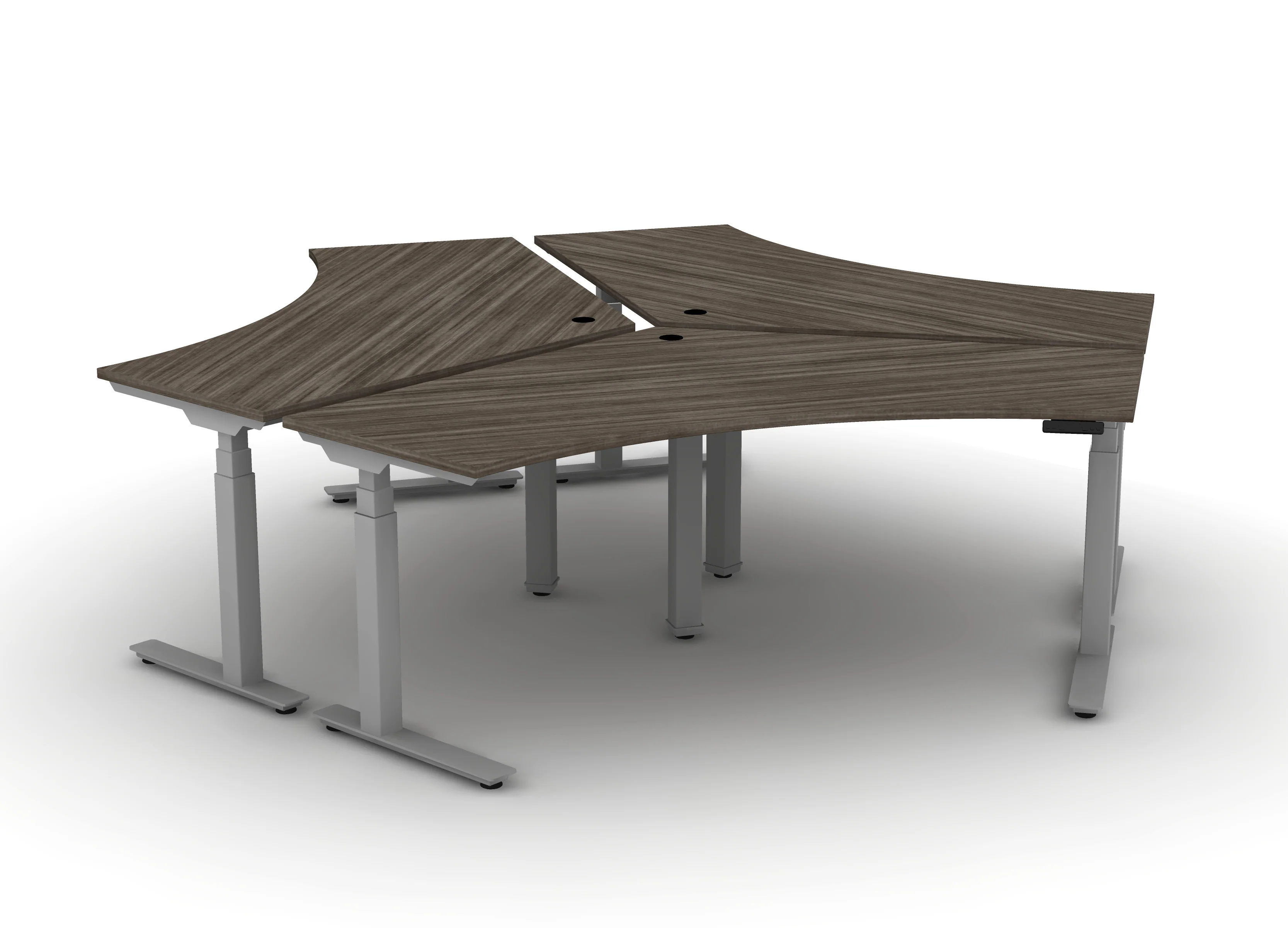 120 Think Desk (sit to stand) - Pod of 3 - Image 18