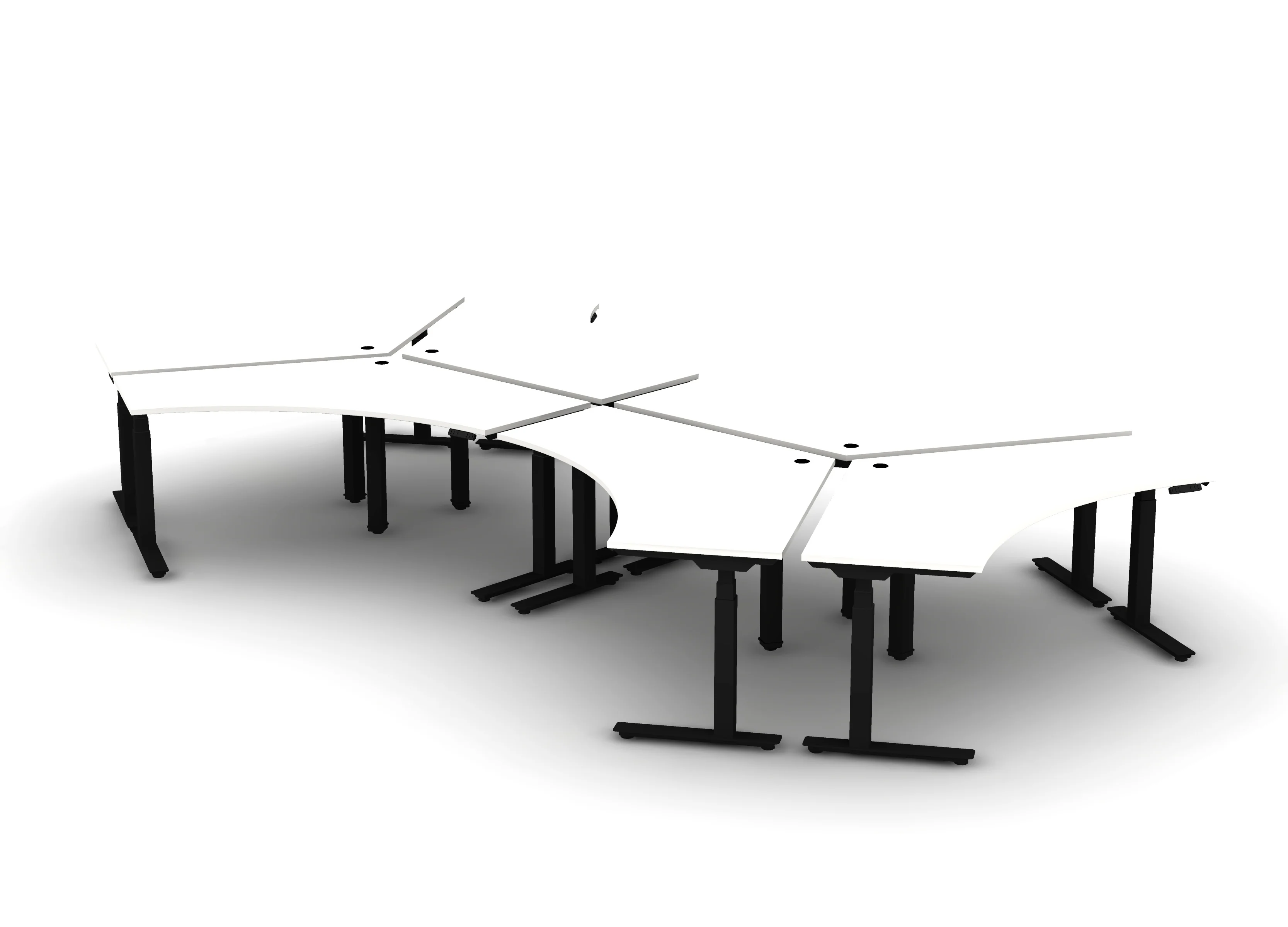 120 Think Desk (sit to stand) - Pod of 6 - Image 10