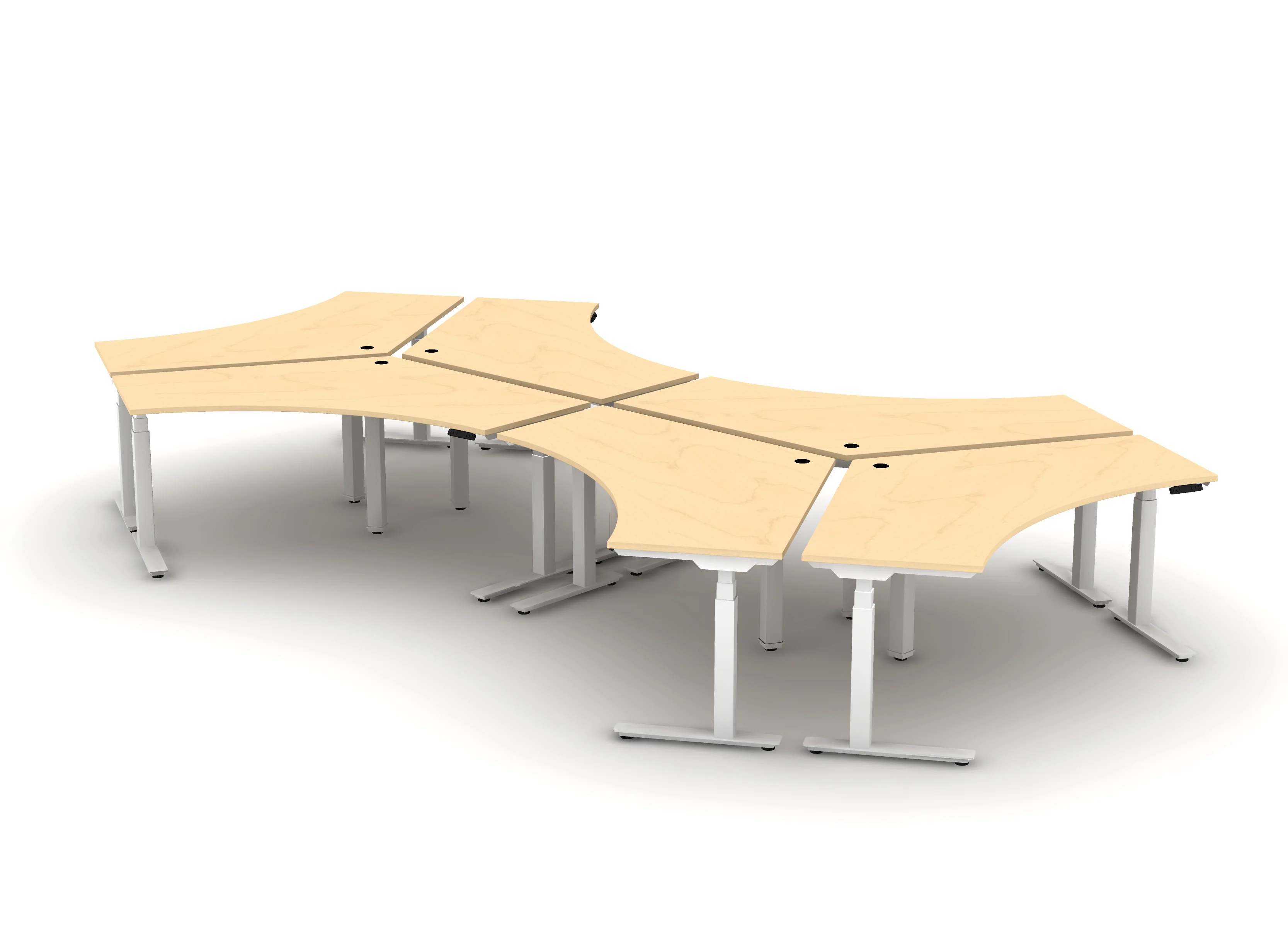 120 Think Desk (sit to stand) - Pod of 6 - Image 15