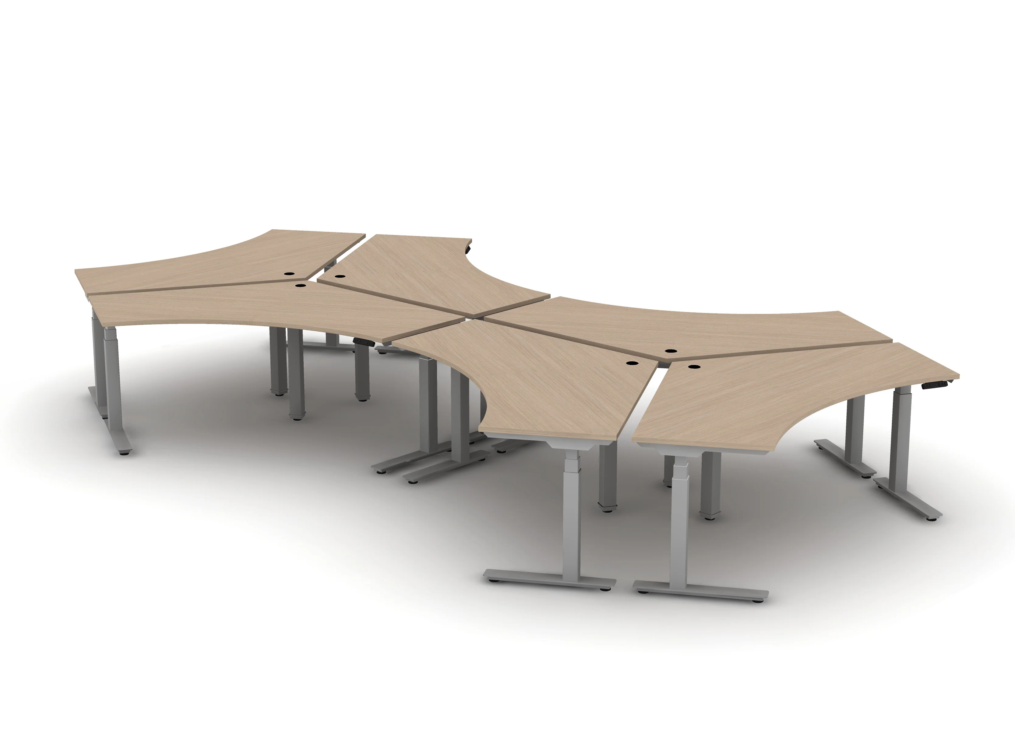 120 Think Desk (sit to stand) - Pod of 6 - Image 17