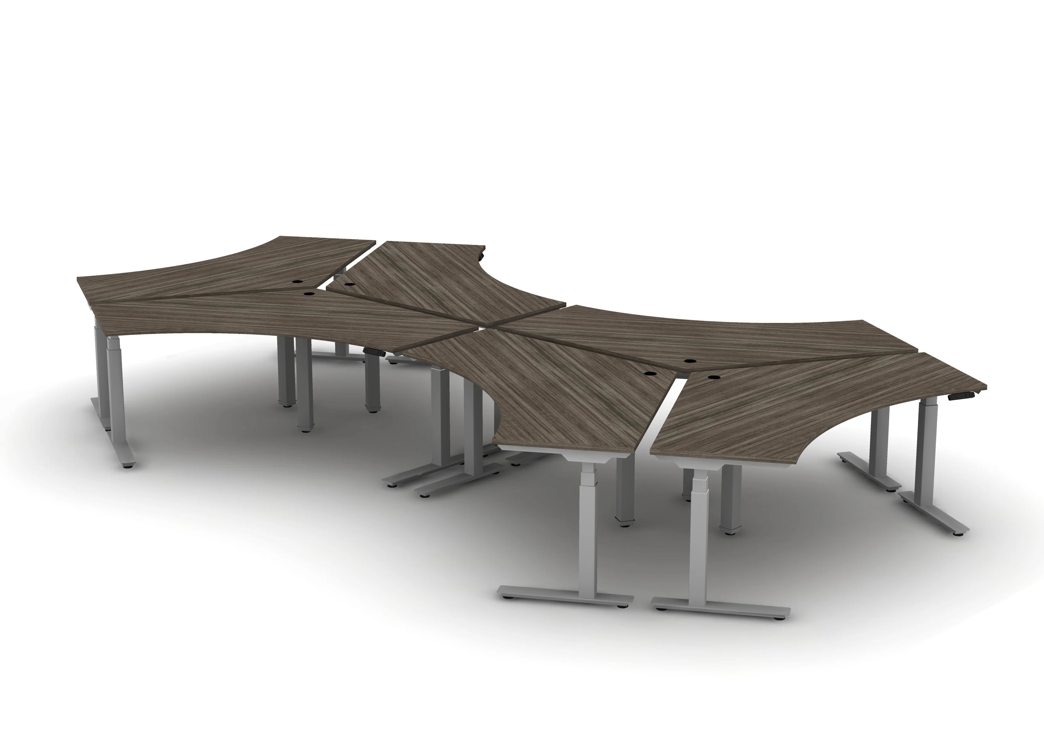 120 Think Desk (sit to stand) - Pod of 6 - Image 8