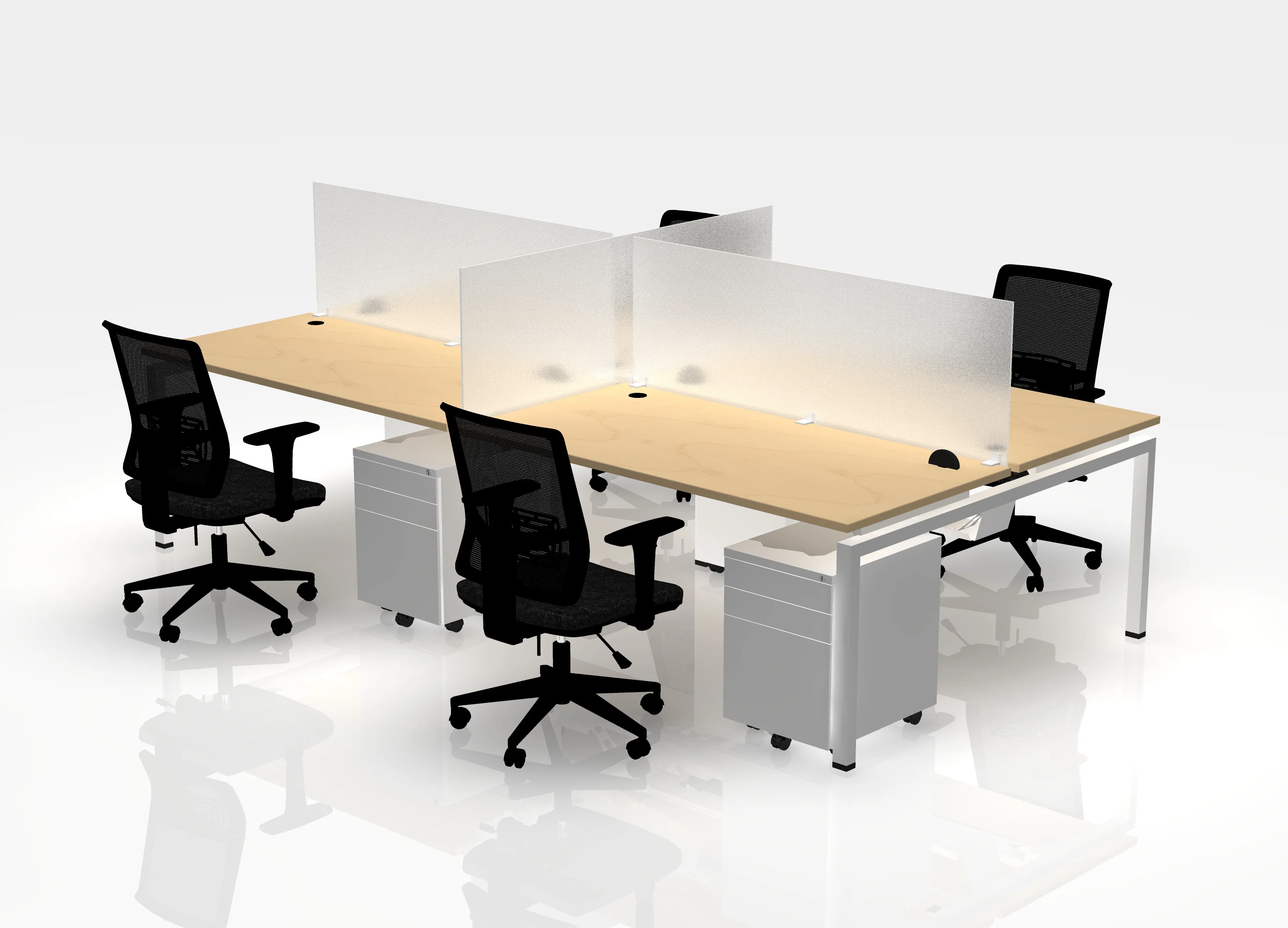 24" Jot Desk Bundle - Pod of 4 - Image 18