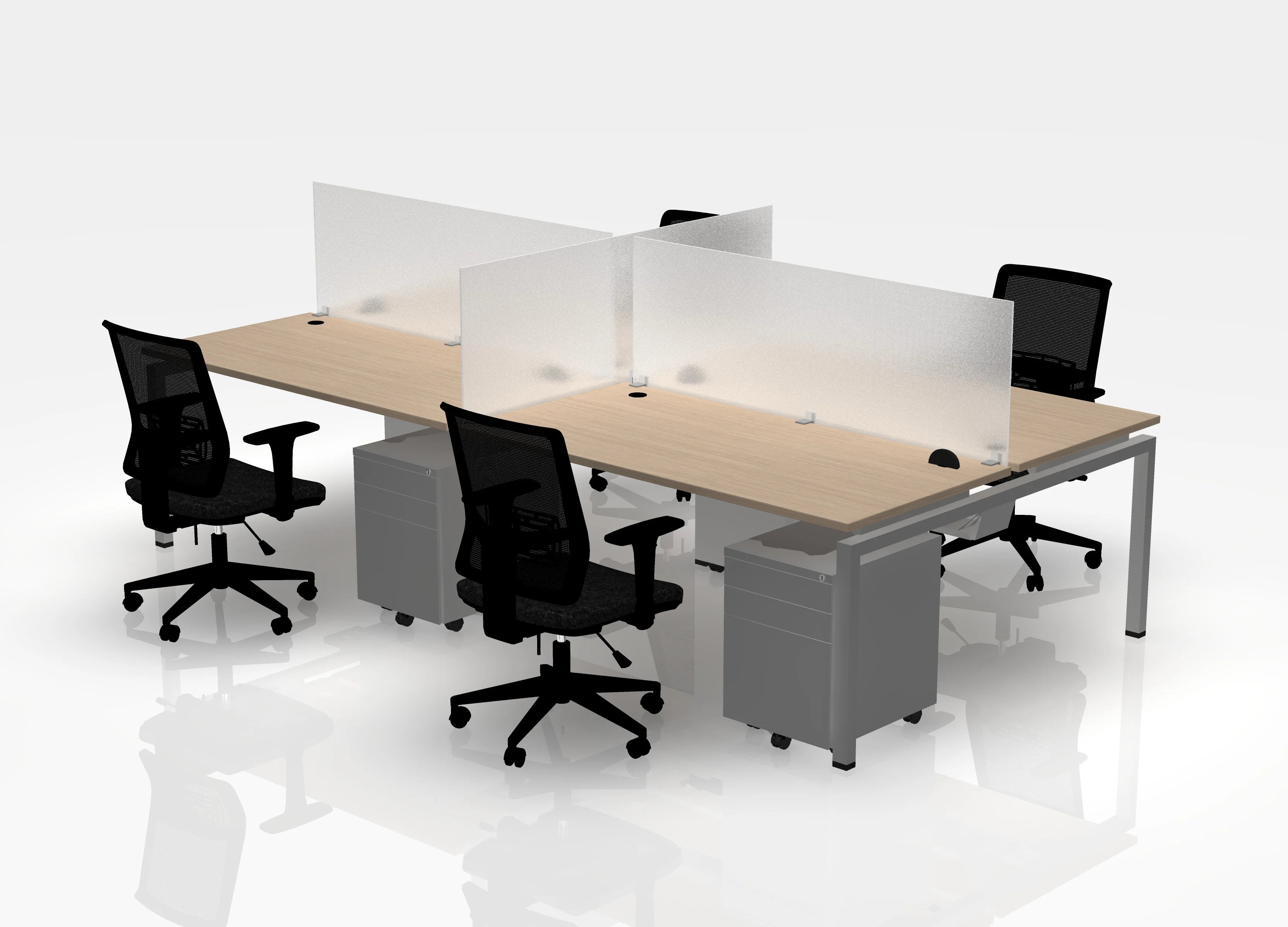 24" Jot Desk Bundle - Pod of 4 - Image 19