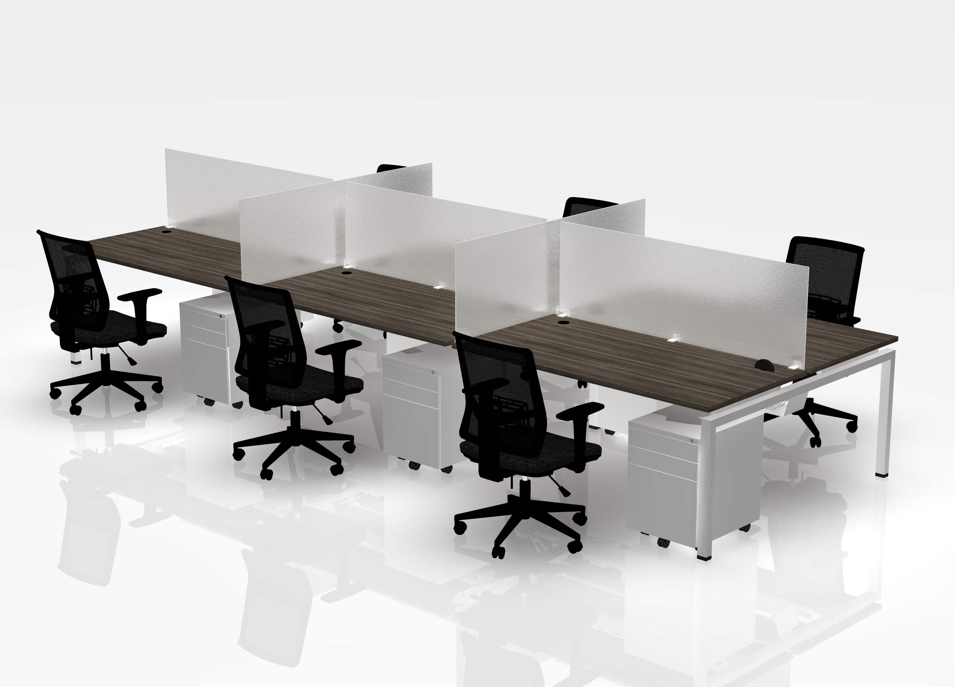 24" Jot Desk Bundle - Pod of 6 - Image 13