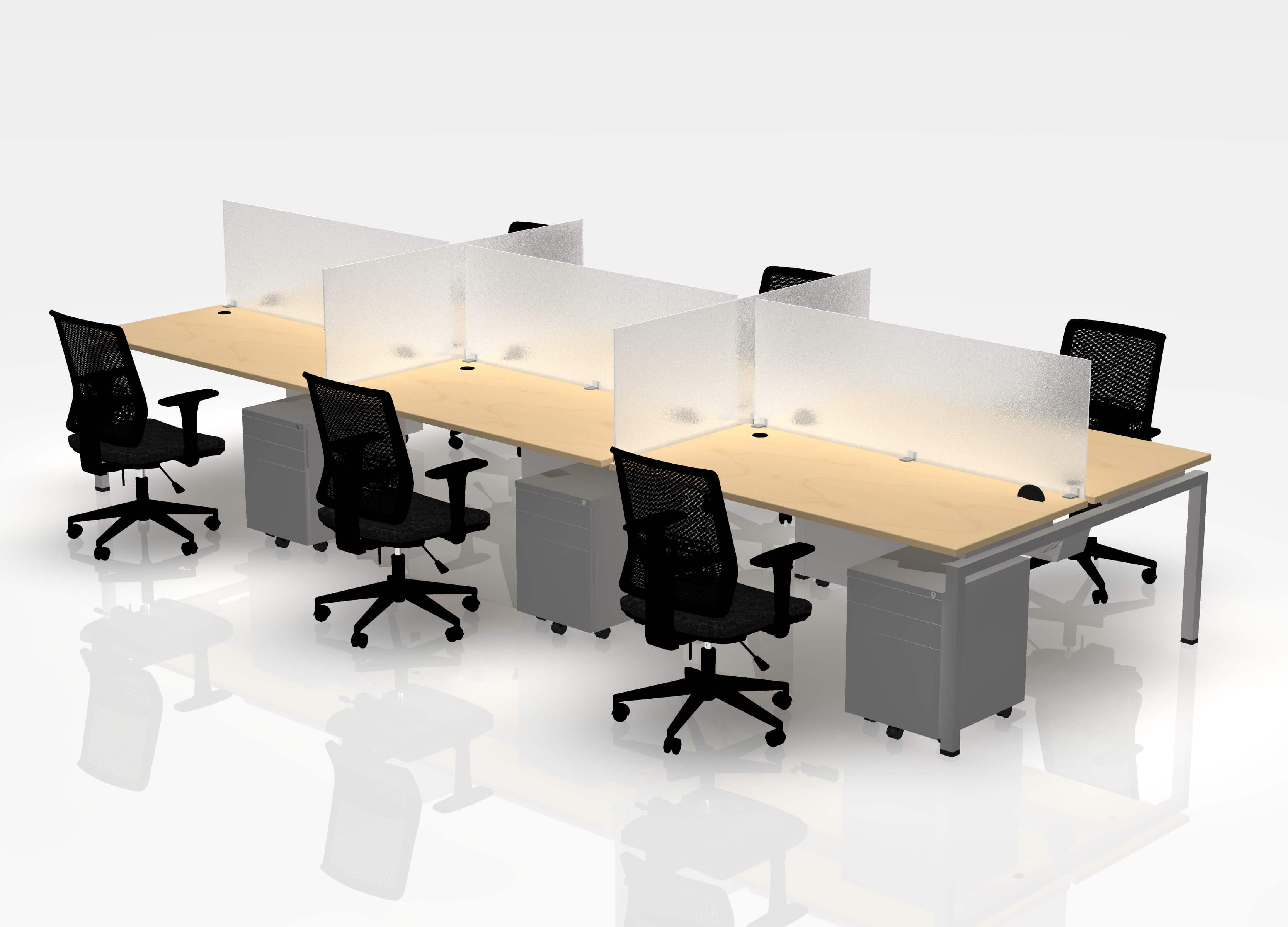 24" Jot Desk Bundle - Pod of 6 - Image 18