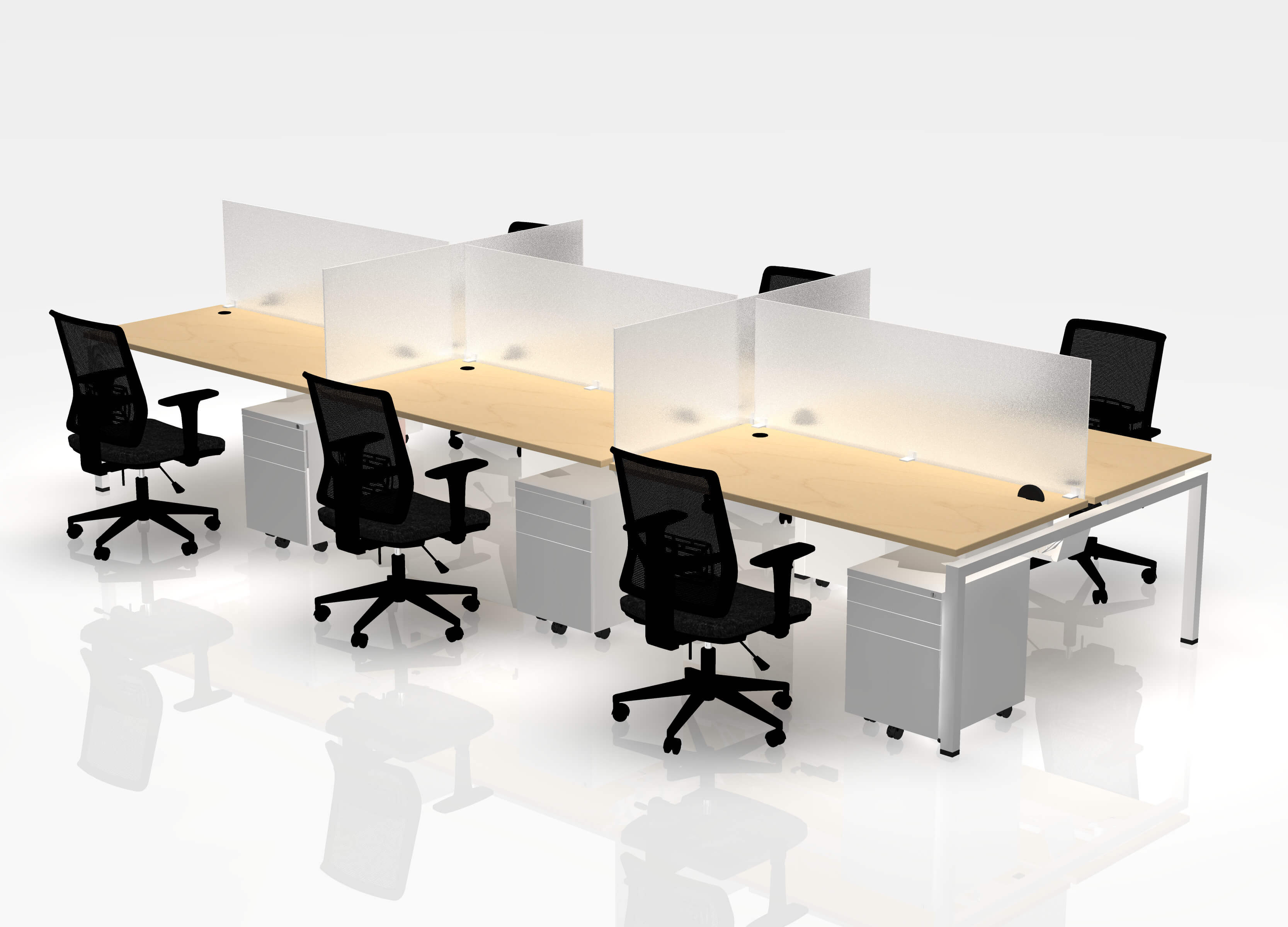 24" Jot Desk Bundle - Pod of 6 - Image 19
