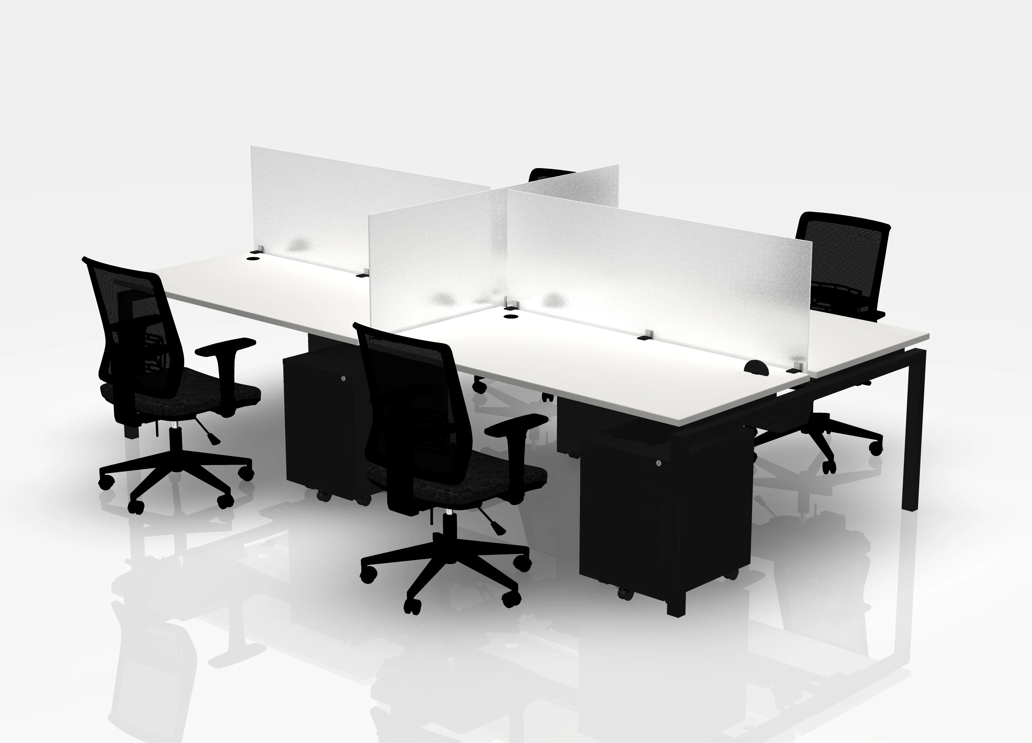 30" Jot Desk Bundle - Pod of 4 - Image 22