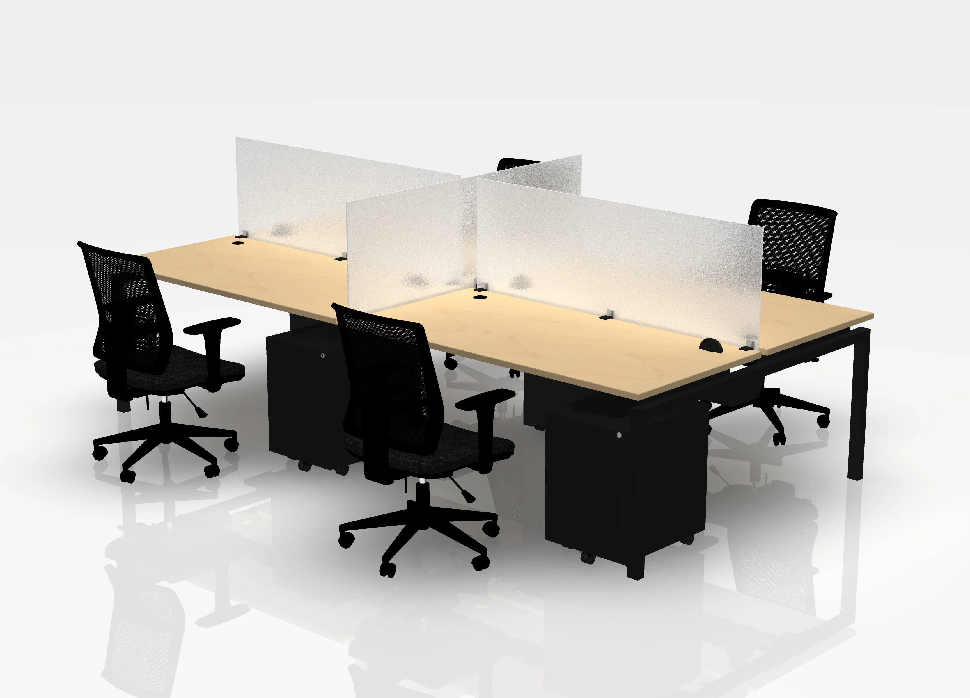 30" Jot Desk Bundle - Pod of 4 - Image 24