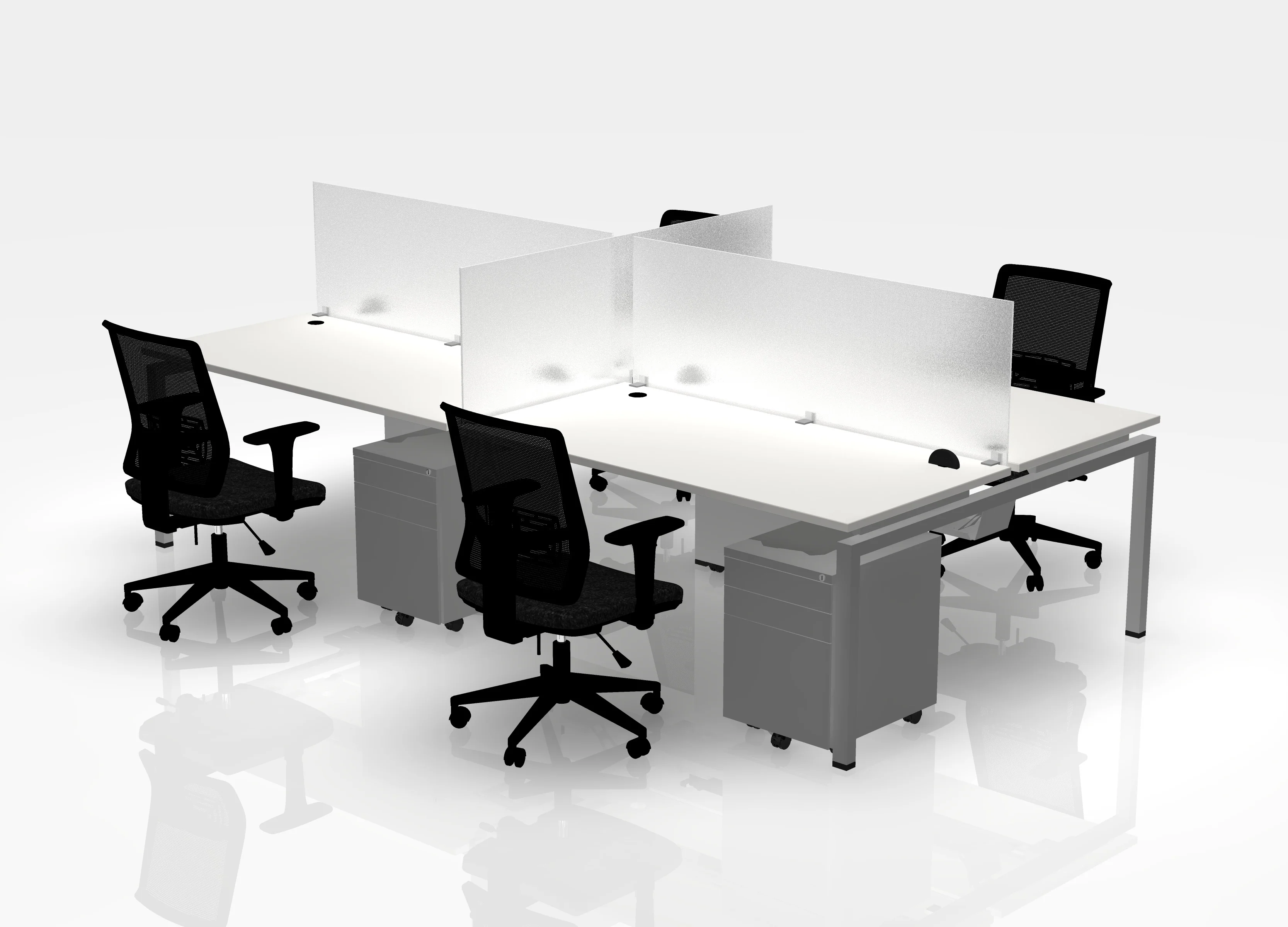 30" Jot Desk Bundle - Pod of 4 - Image 35