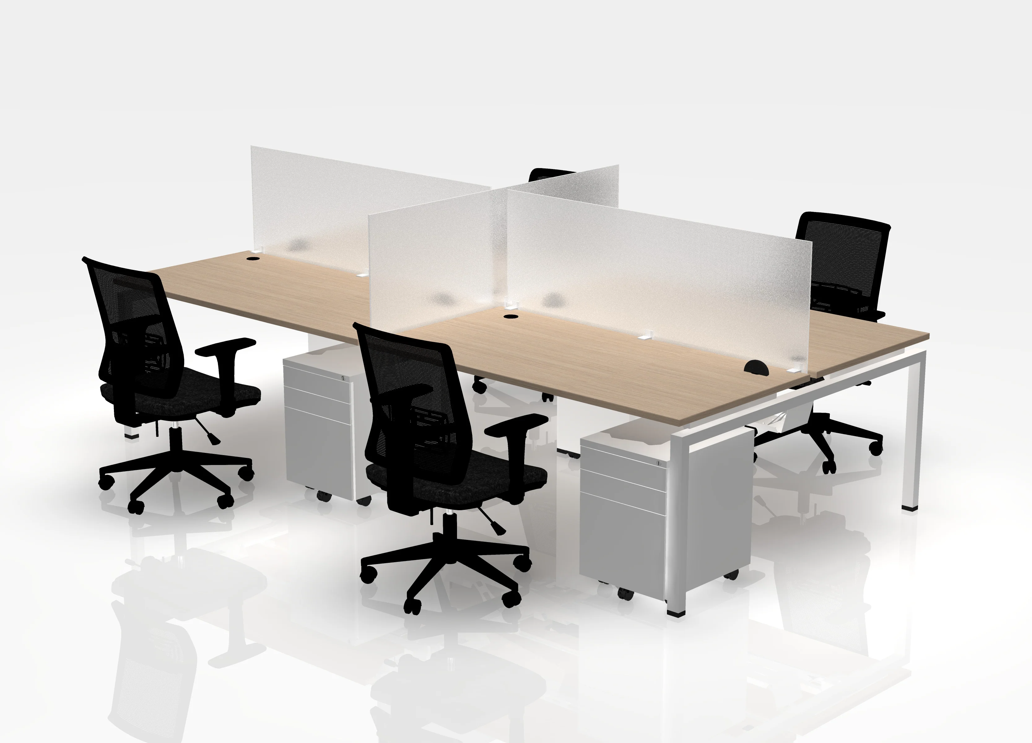 30" Jot Desk Bundle - Pod of 4 - Image 41