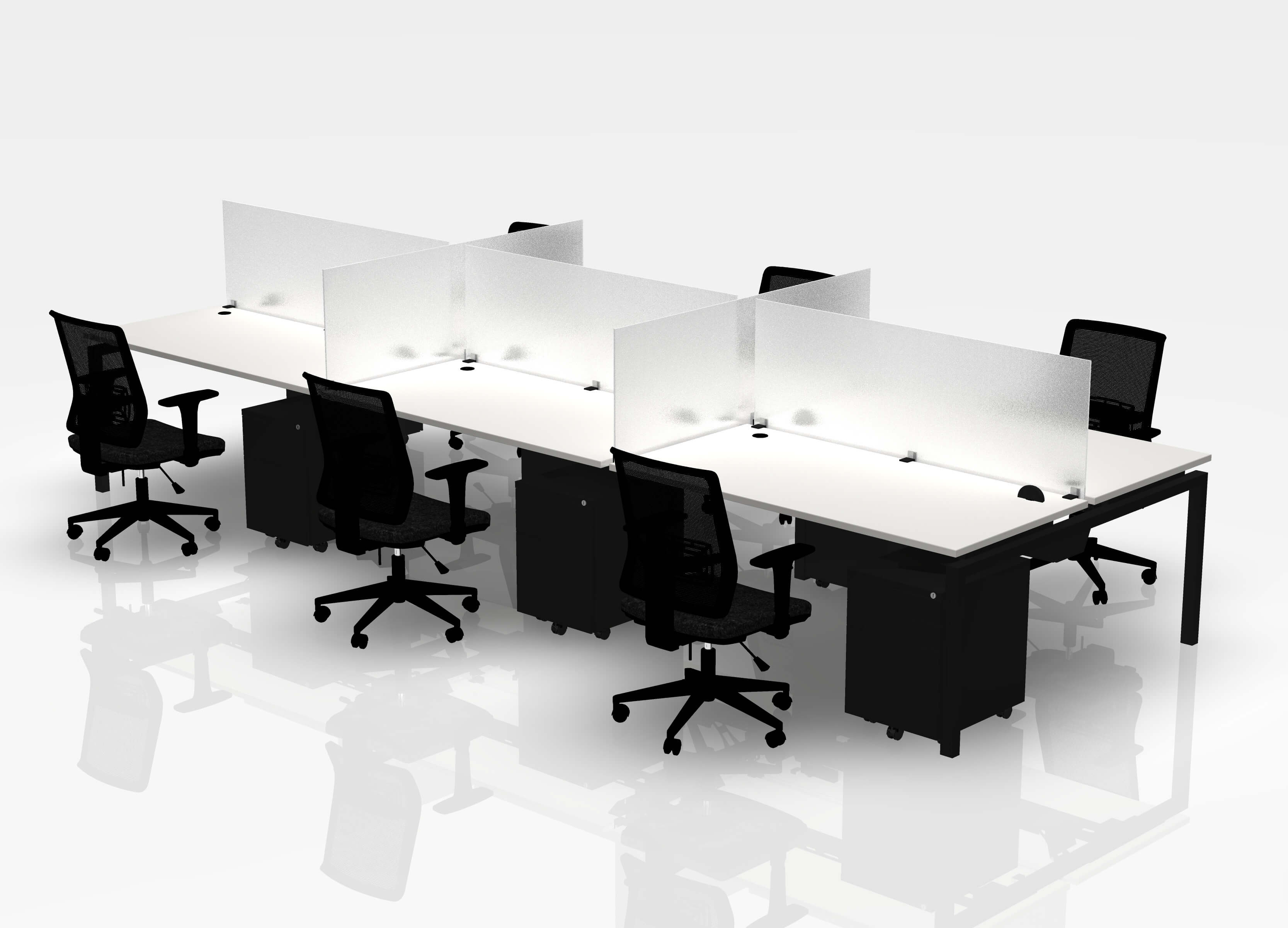 30" Jot Desk Bundle - Pod of 6 - Image 12