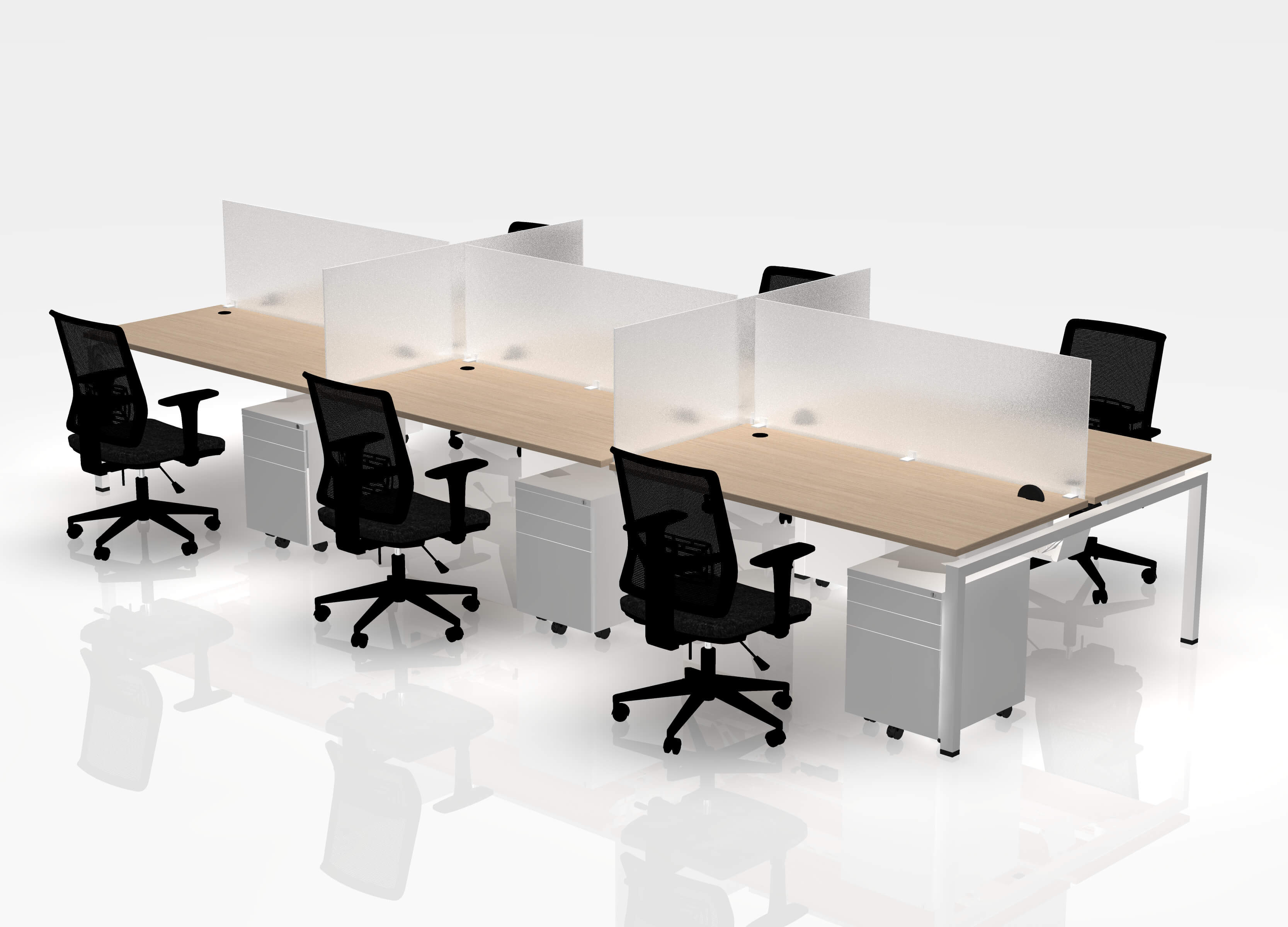 30" Jot Desk Bundle - Pod of 6 - Image 19