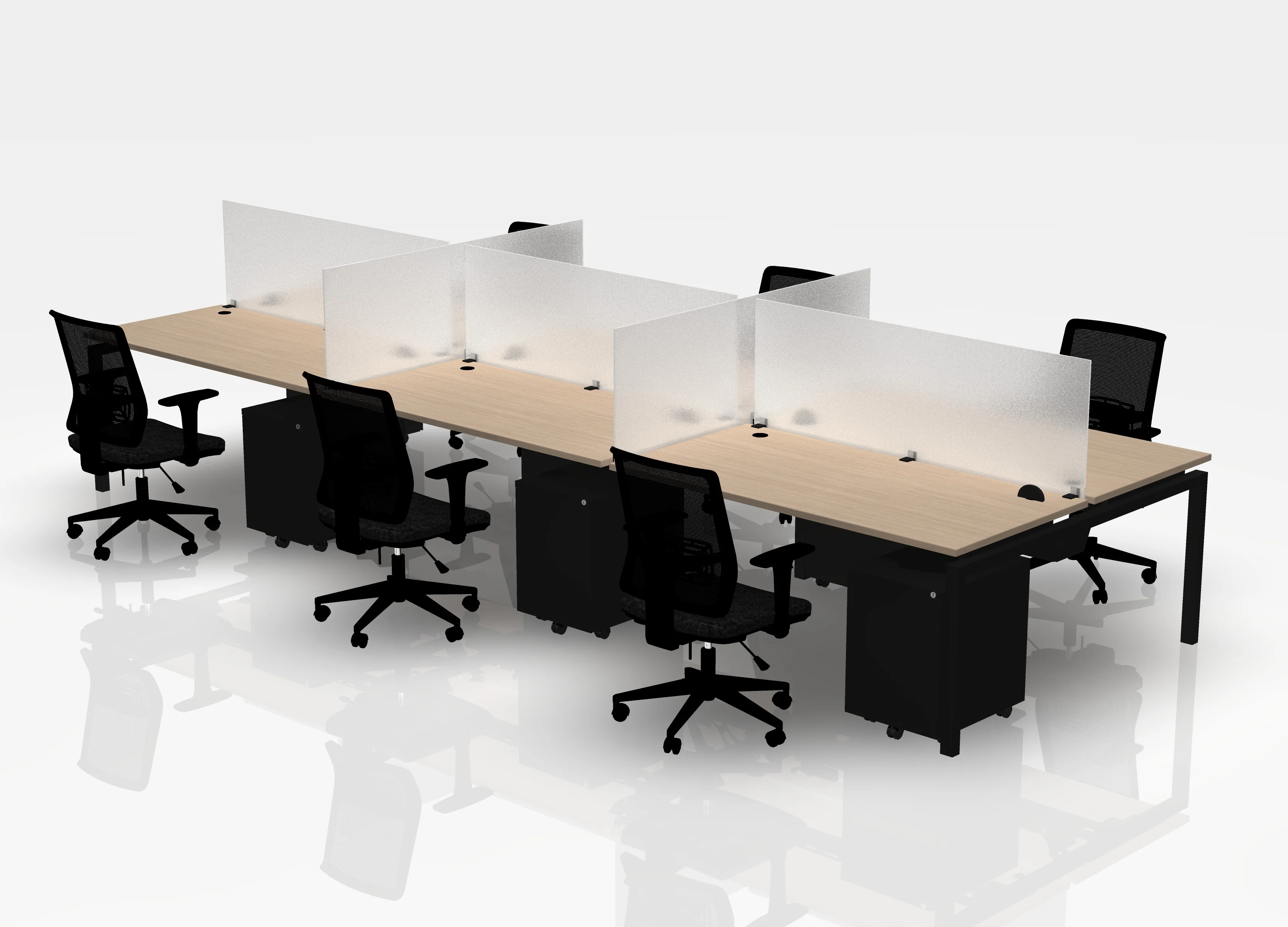 30" Jot Desk Bundle - Pod of 6 - Image 21