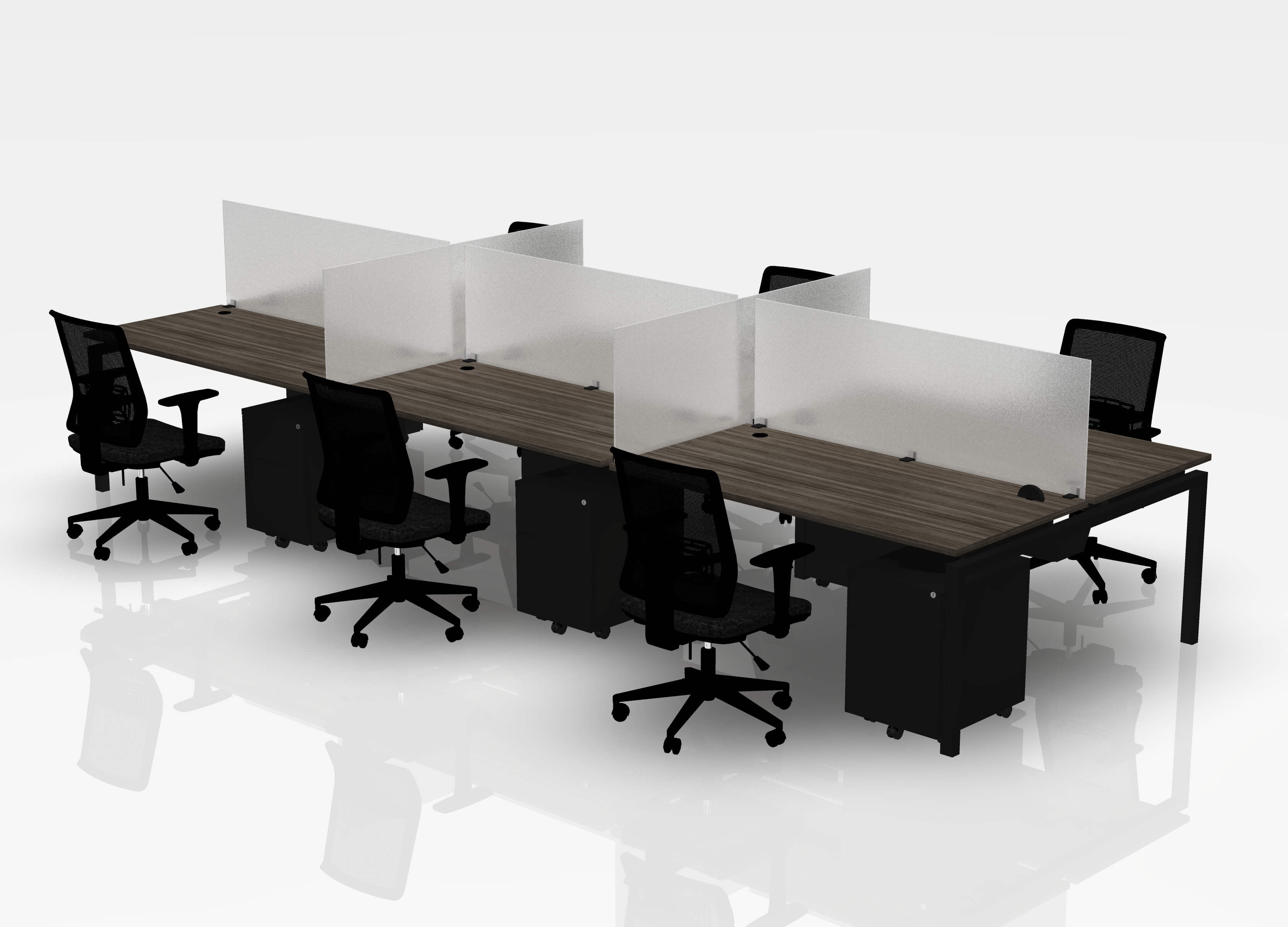 30" Jot Desk Bundle - Pod of 6 - Image 9