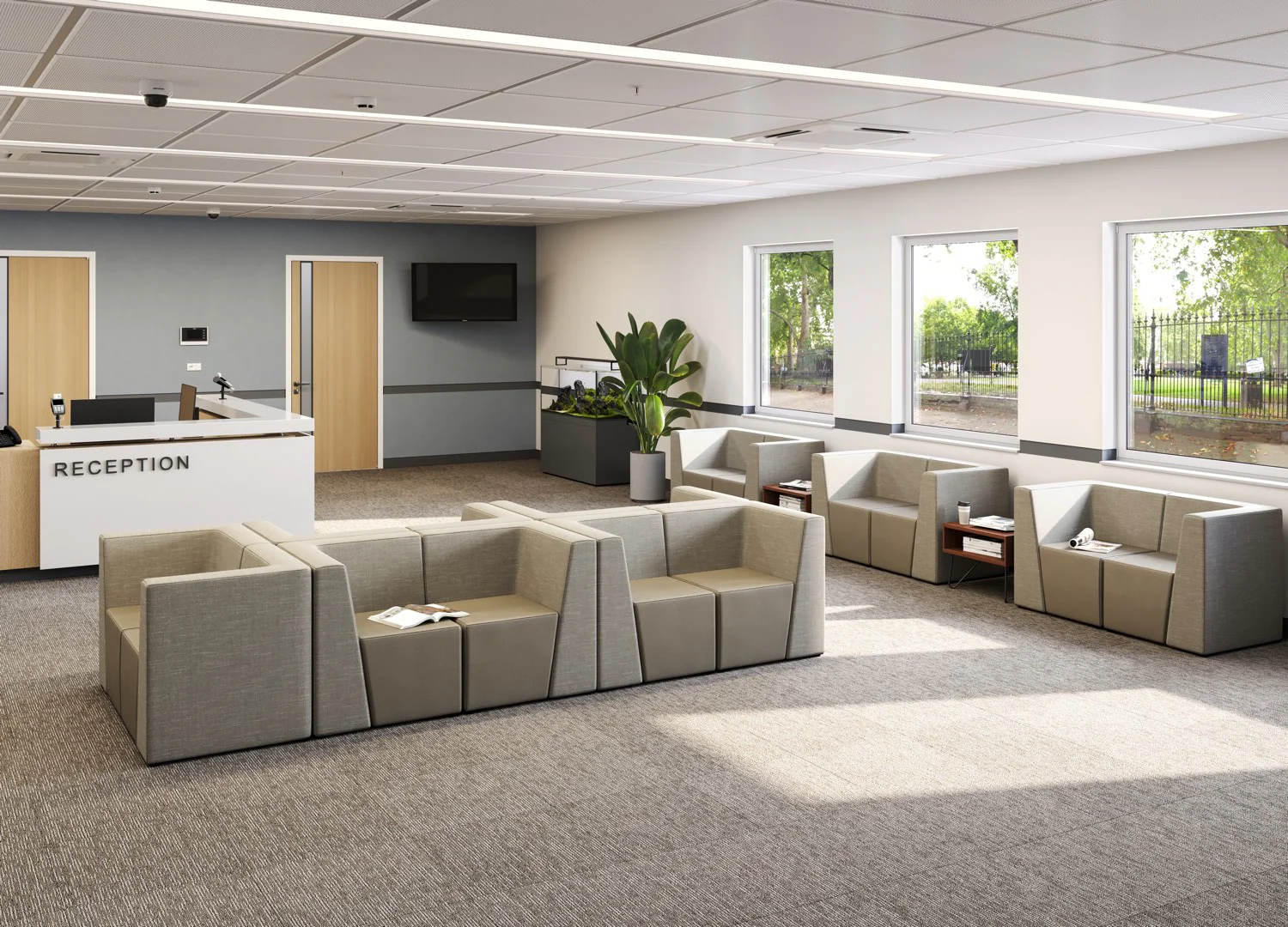 Modular Lounge Seating - 2 Seat Segment - Image 18