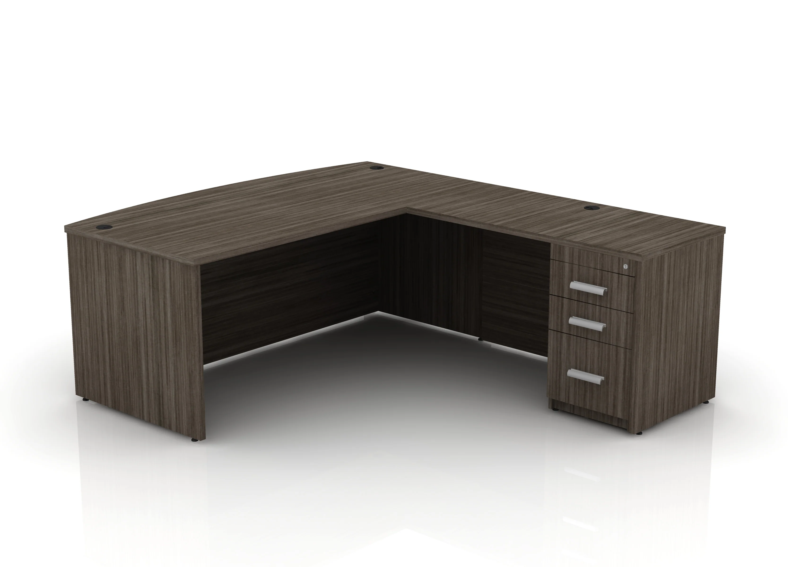 EDGE 71" Bow-Front L-Shape Desk - Image 10