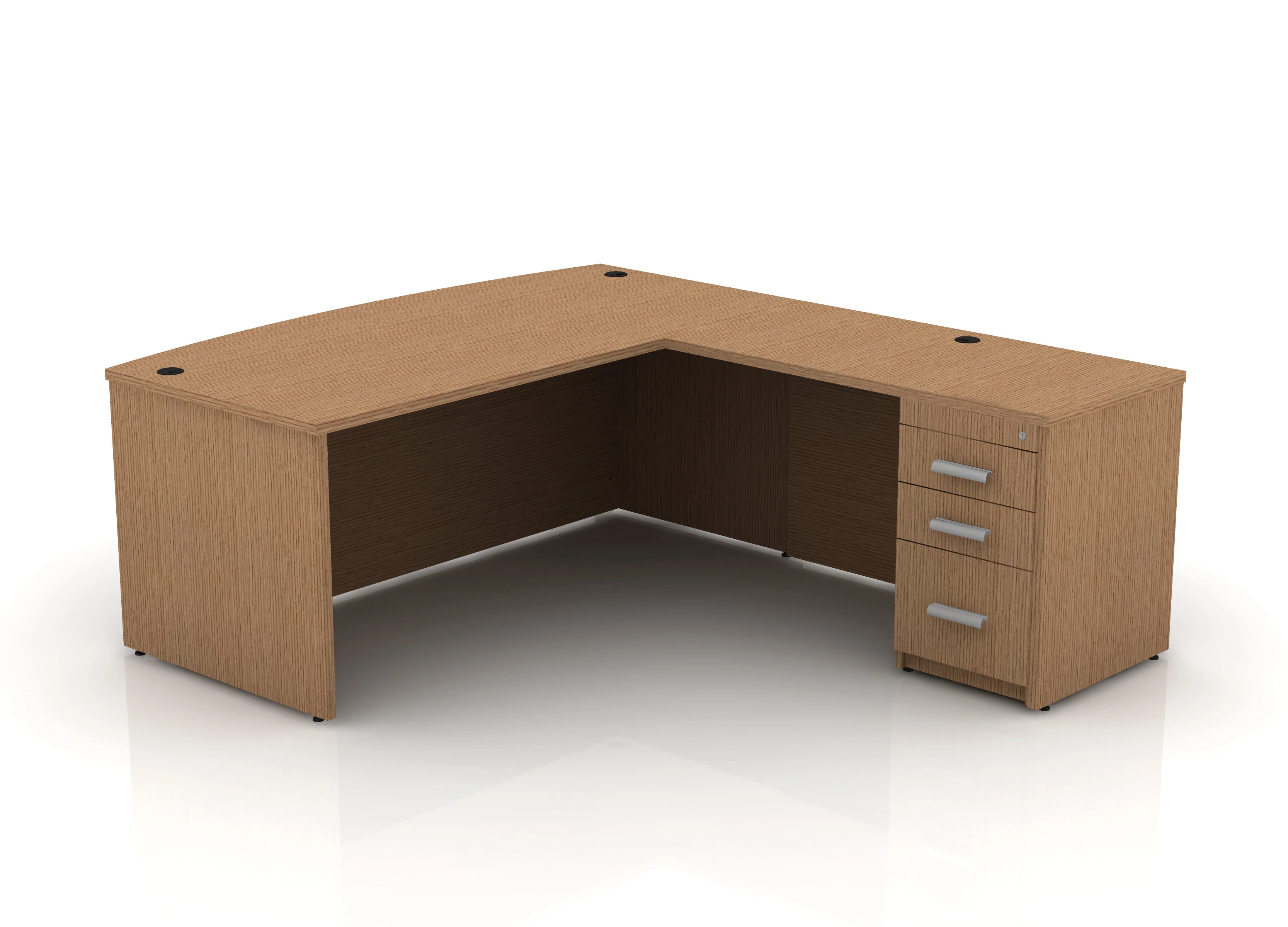 EDGE 71" Bow-Front L-Shape Desk - Image 14