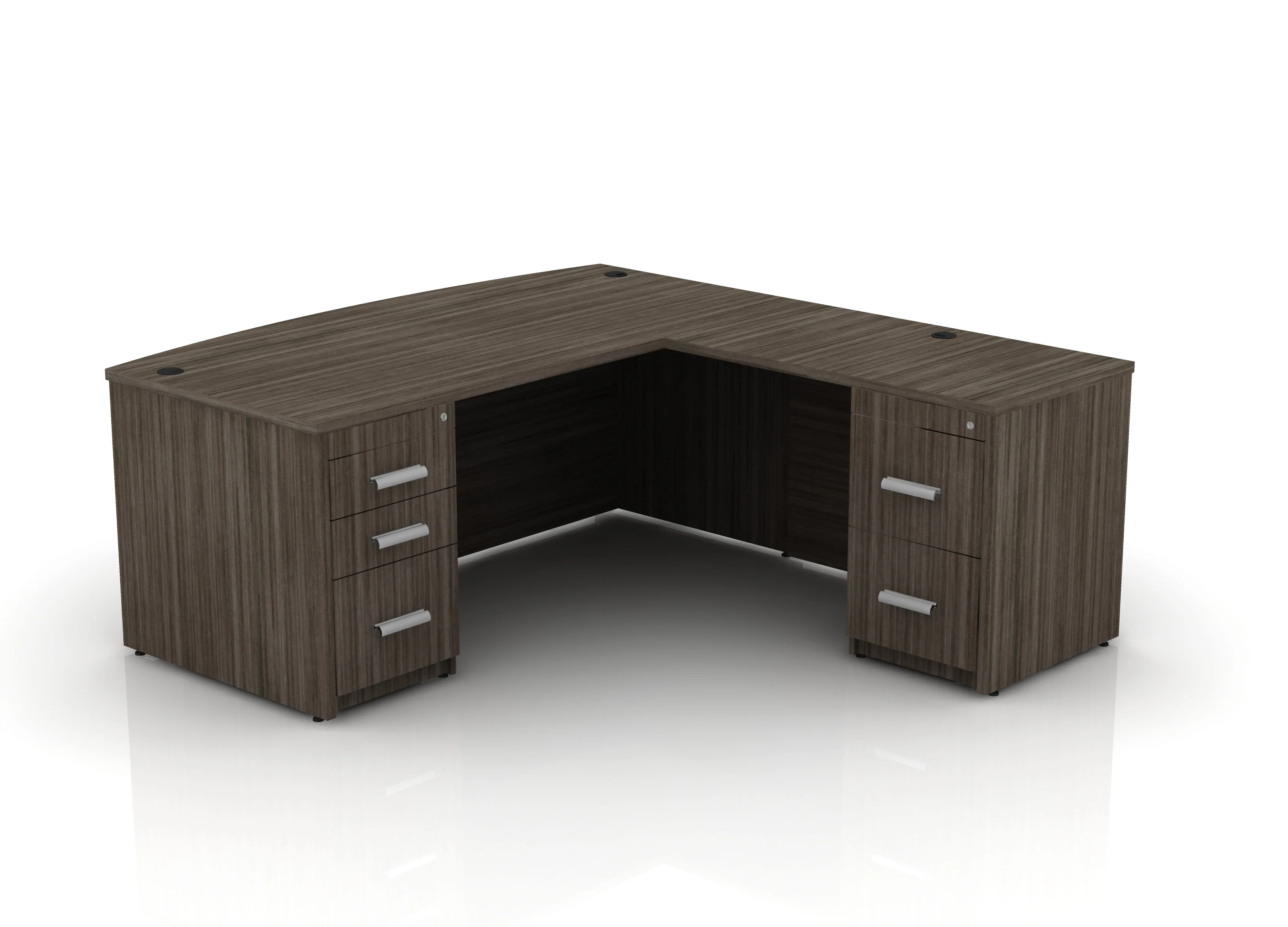 EDGE 71" Bow-Front L-Shape Desk - Image 18