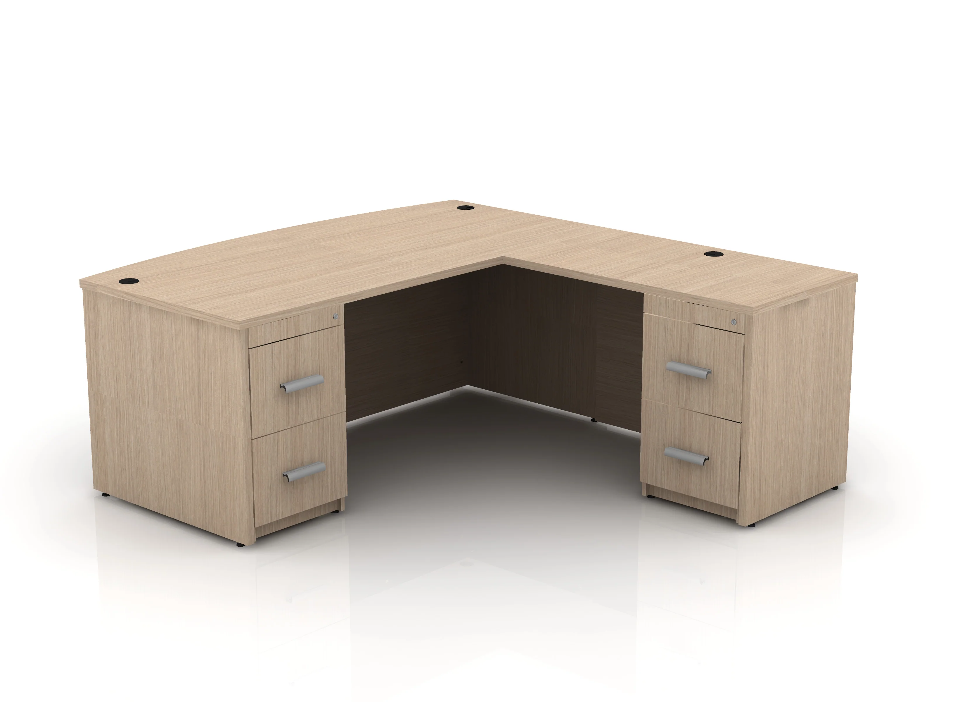 EDGE 71" Bow-Front L-Shape Desk - Image 20