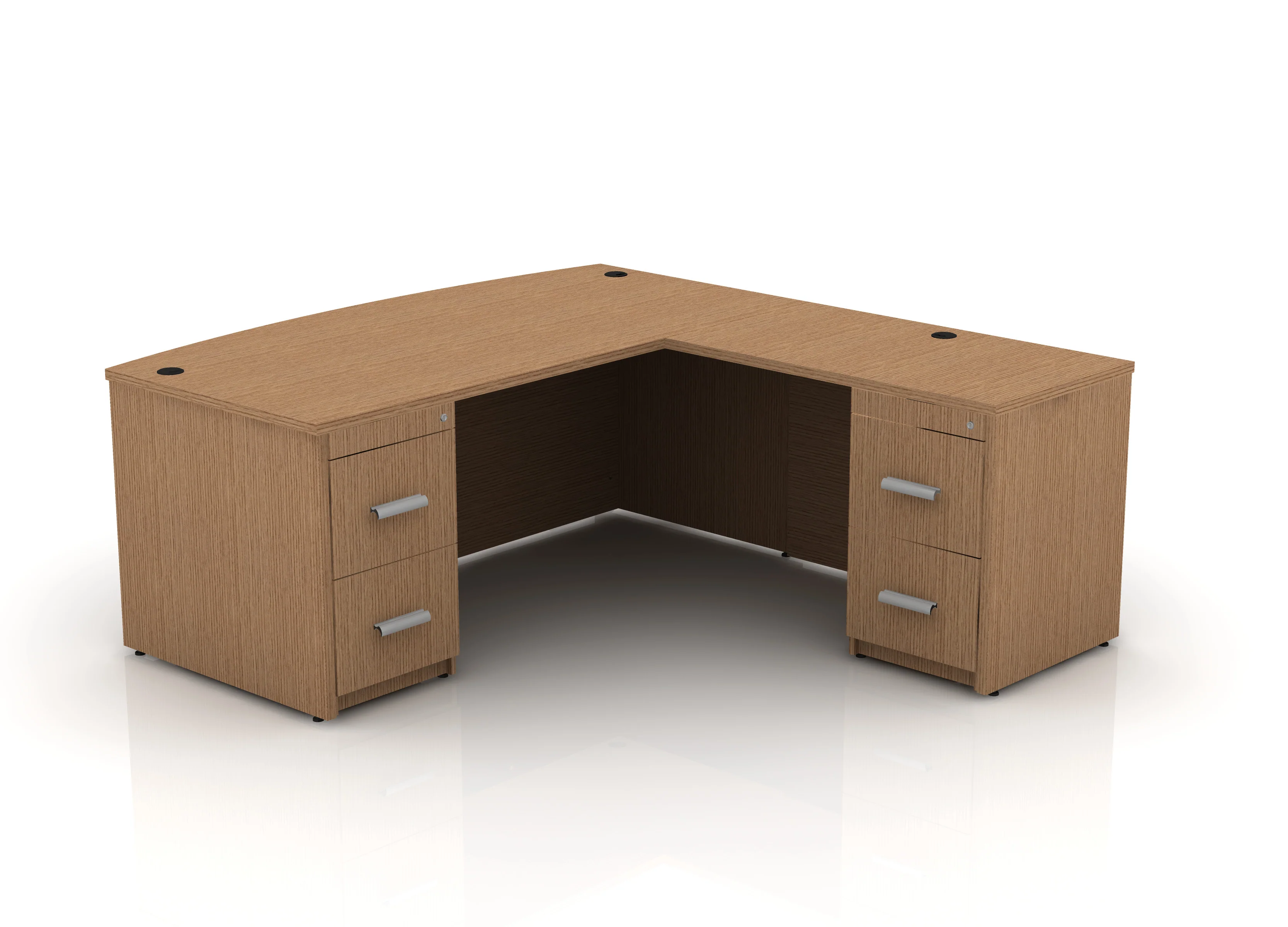 EDGE 71" Bow-Front L-Shape Desk - Image 25