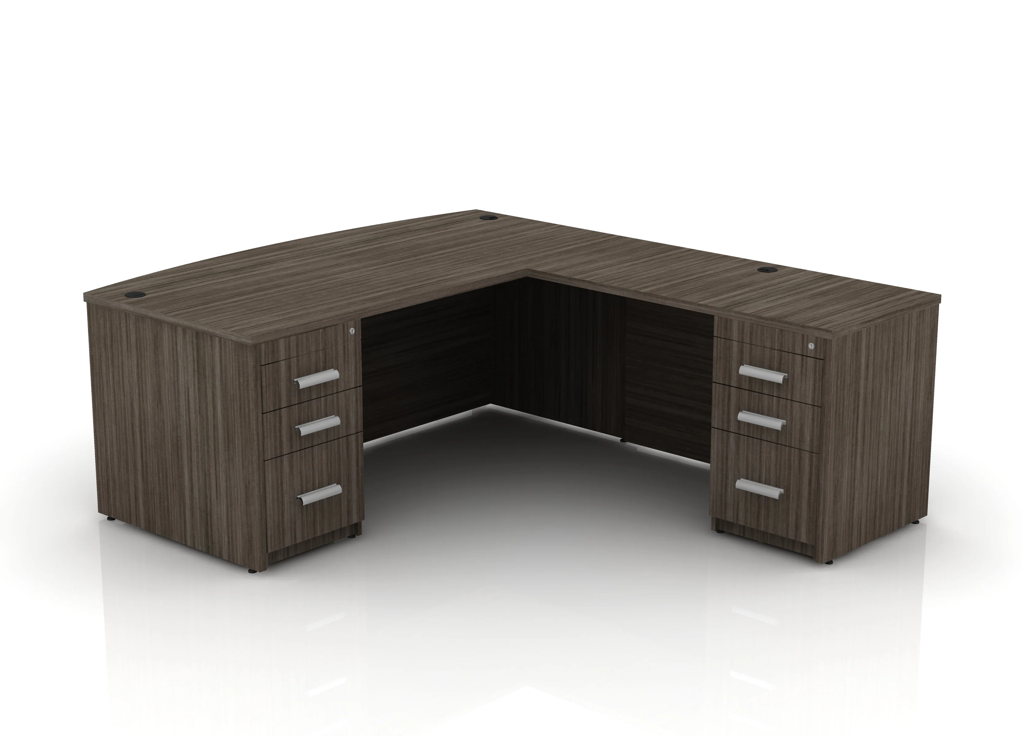 EDGE 71" Bow-Front L-Shape Desk - Image 26