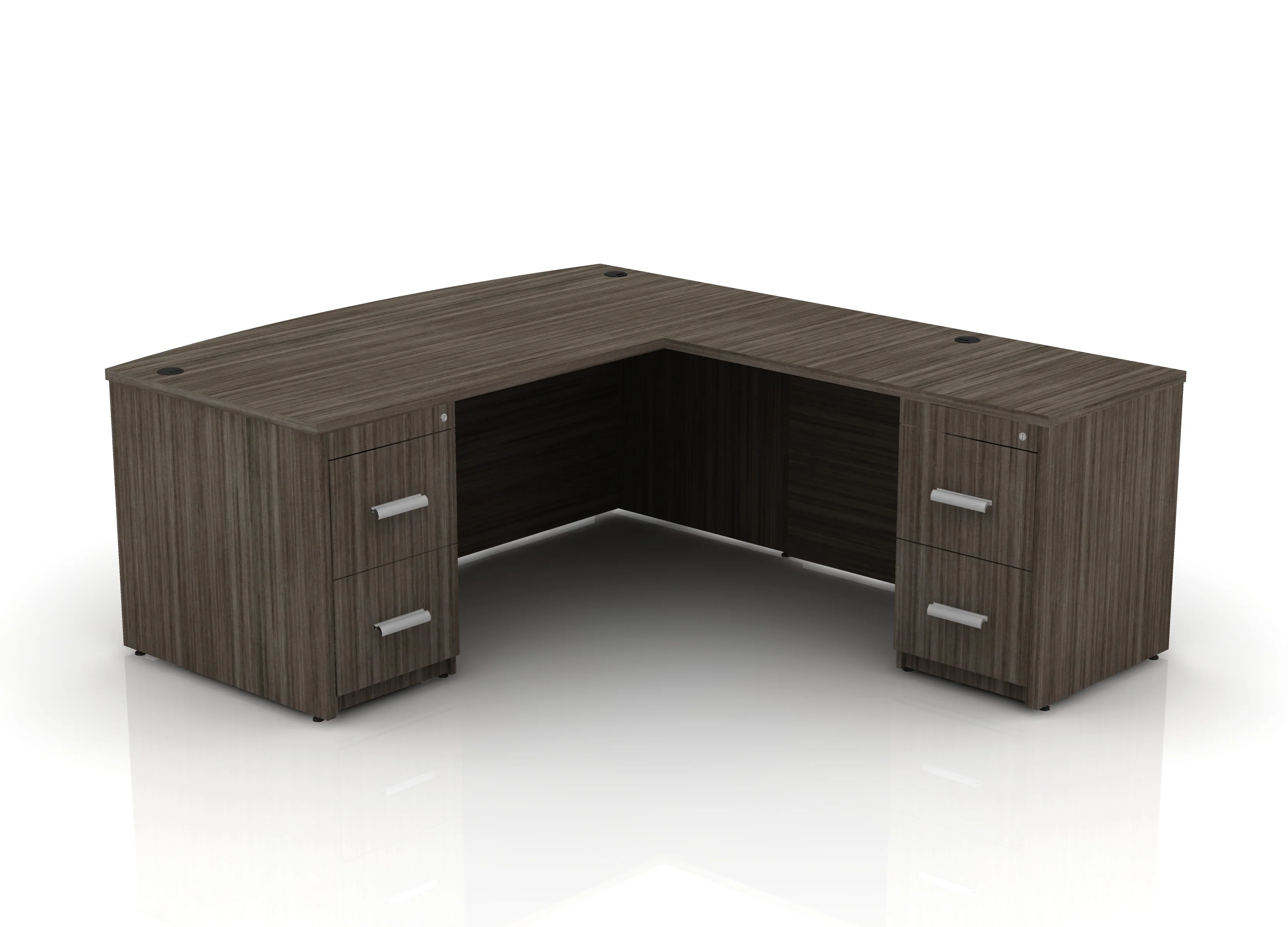 EDGE 71" Bow-Front L-Shape Desk - Image 27