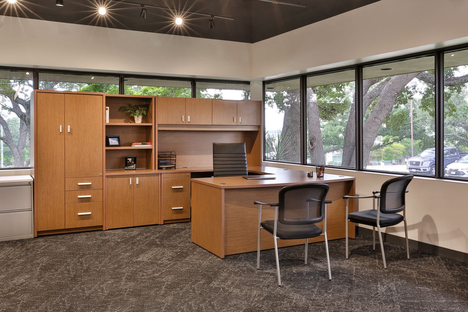 EDGE 71" Bow-Front L-Shape Desk - Image 3