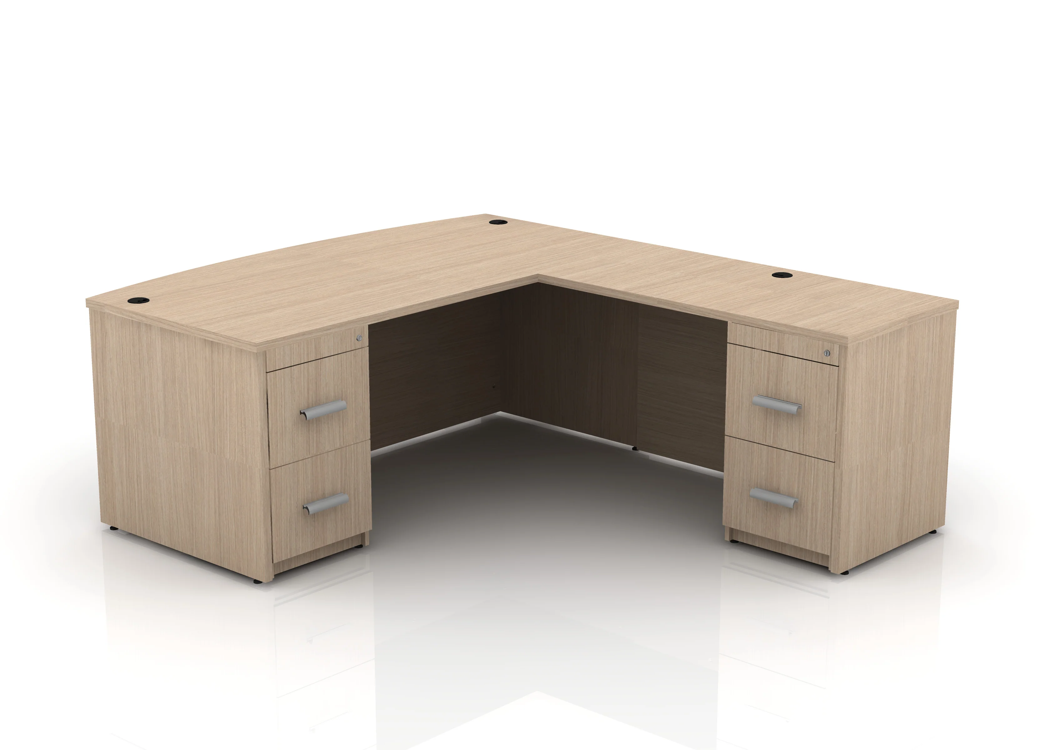 EDGE 71" Bow-Front L-Shape Desk - Image 30
