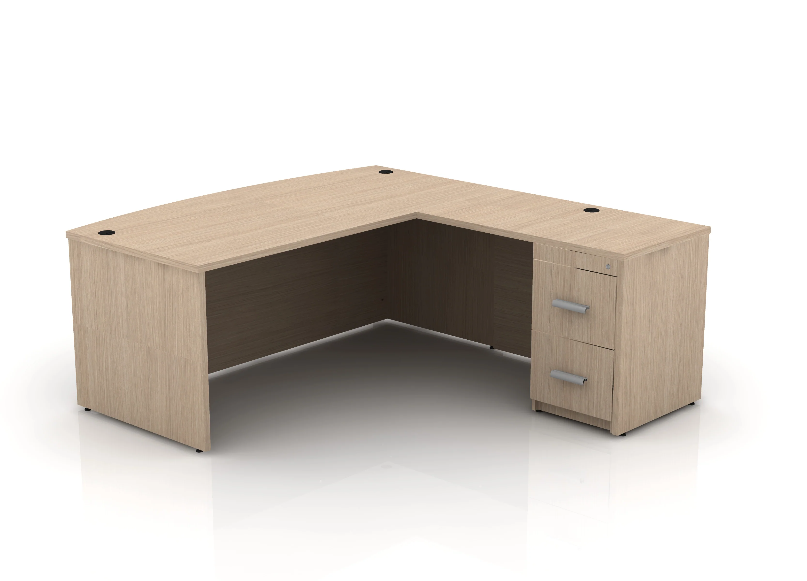 EDGE 71" Bow-Front L-Shape Desk - Image 6