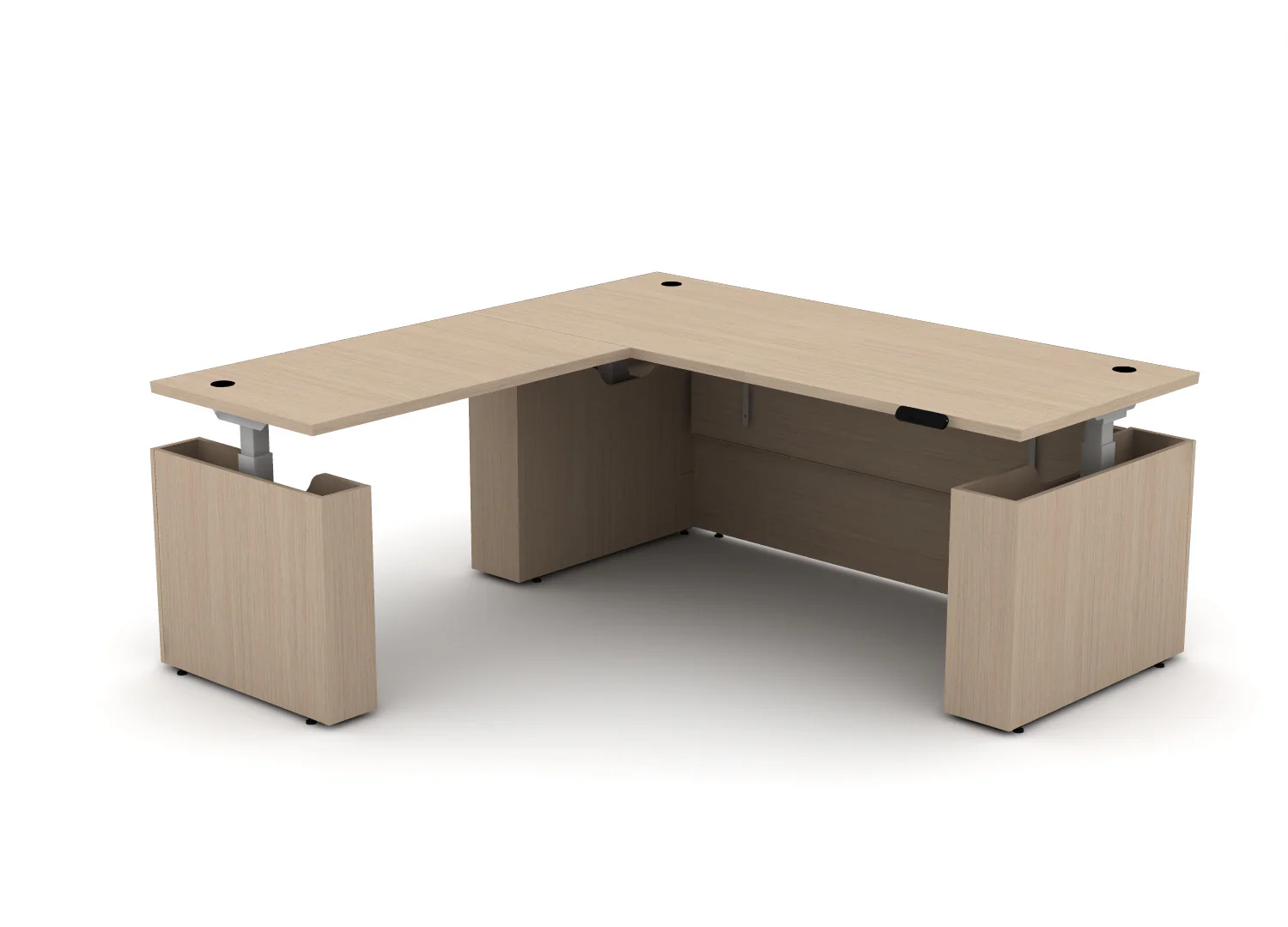 EDGE Height-Adjustable Desk L-Shape - Image 12