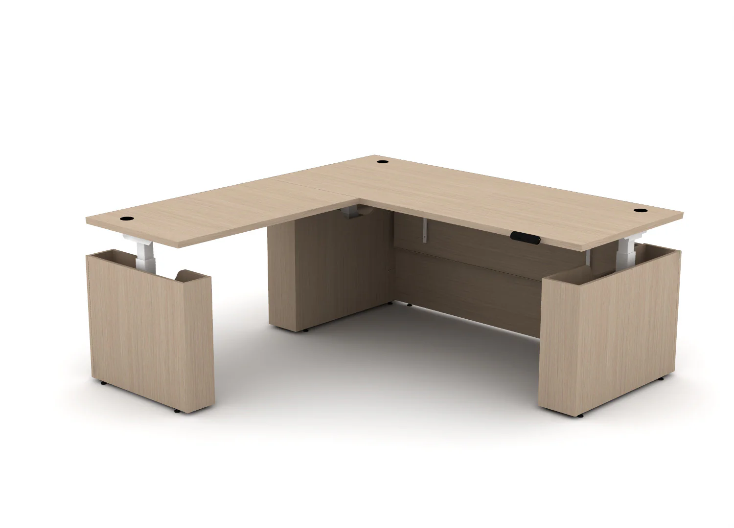 EDGE Height-Adjustable Desk L-Shape - Image 13
