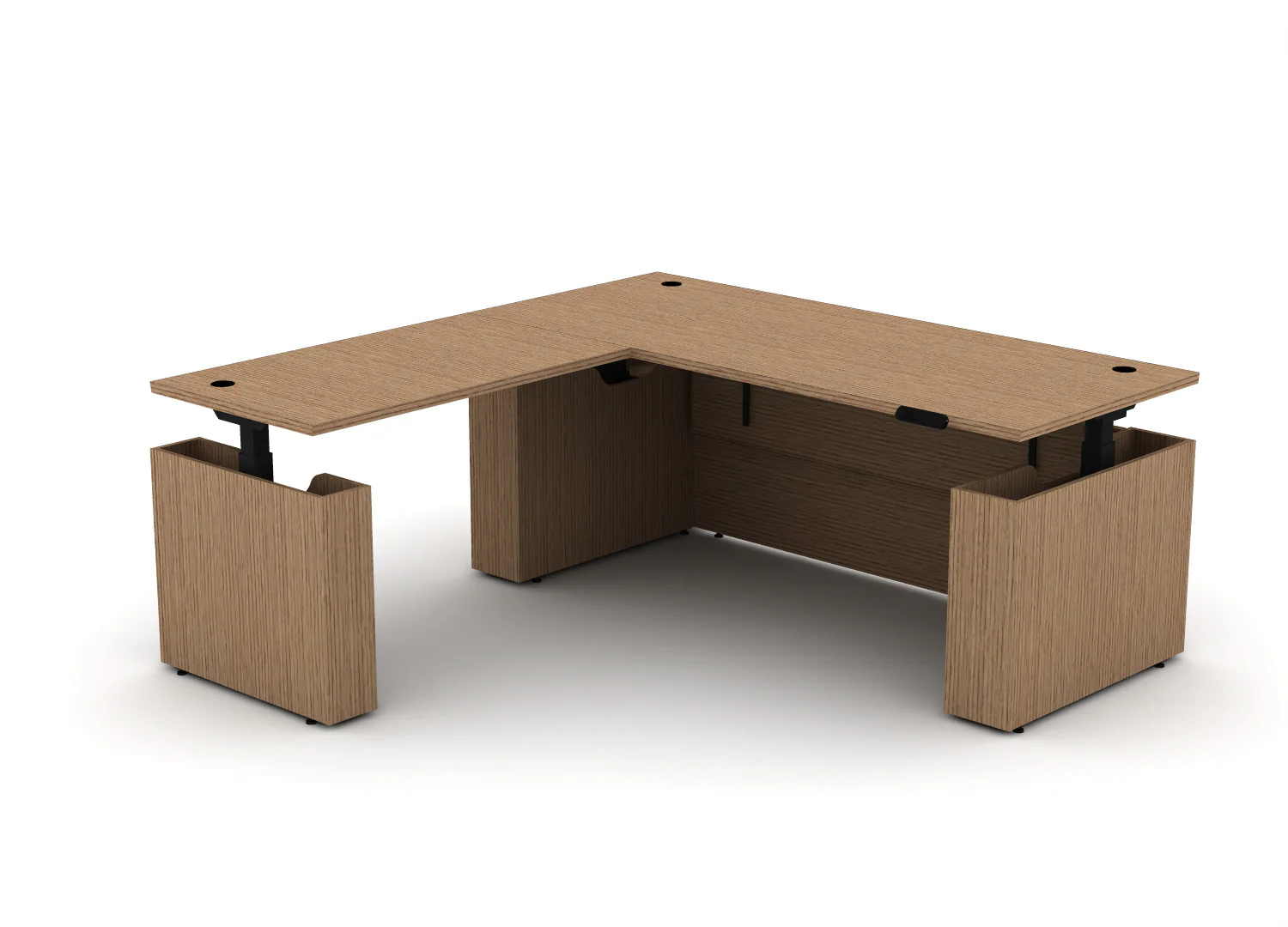 EDGE Height-Adjustable Desk L-Shape - Image 14
