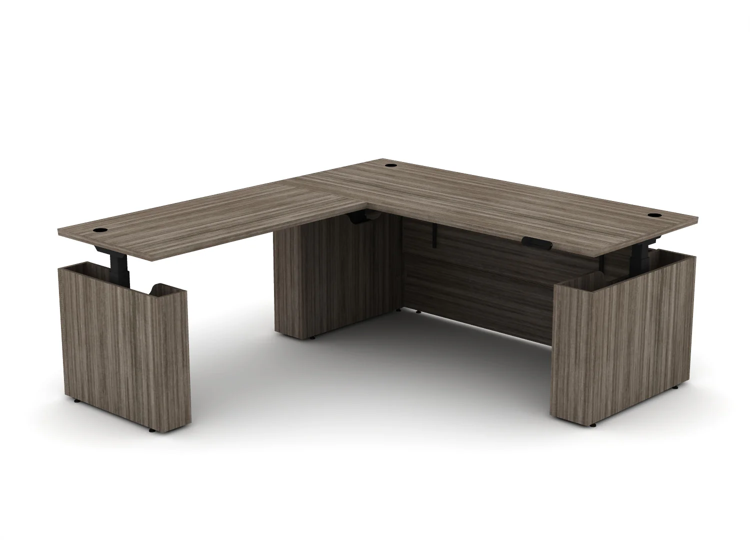 EDGE Height-Adjustable Desk L-Shape - Image 17