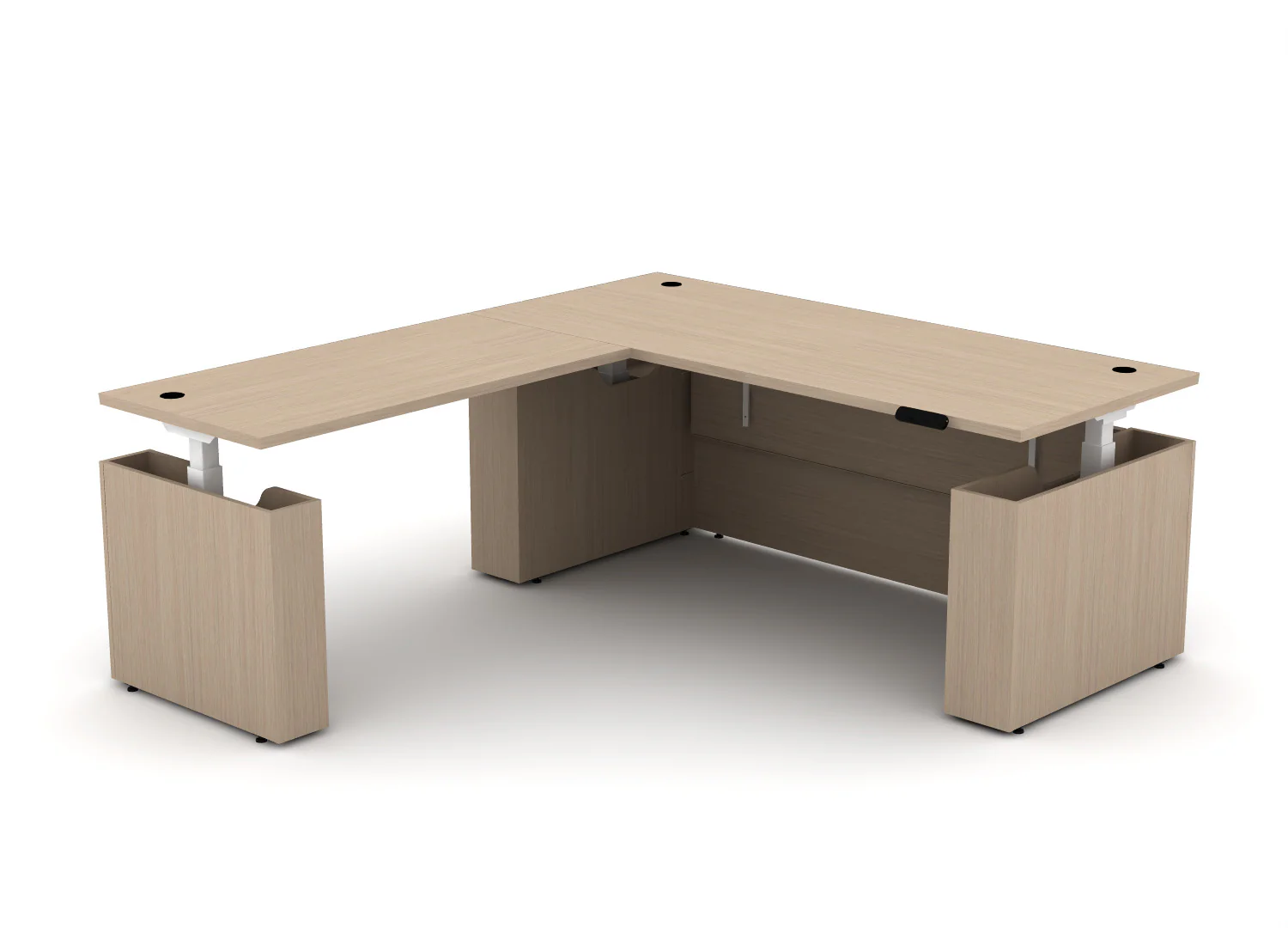 EDGE Height-Adjustable Desk L-Shape - Image 22