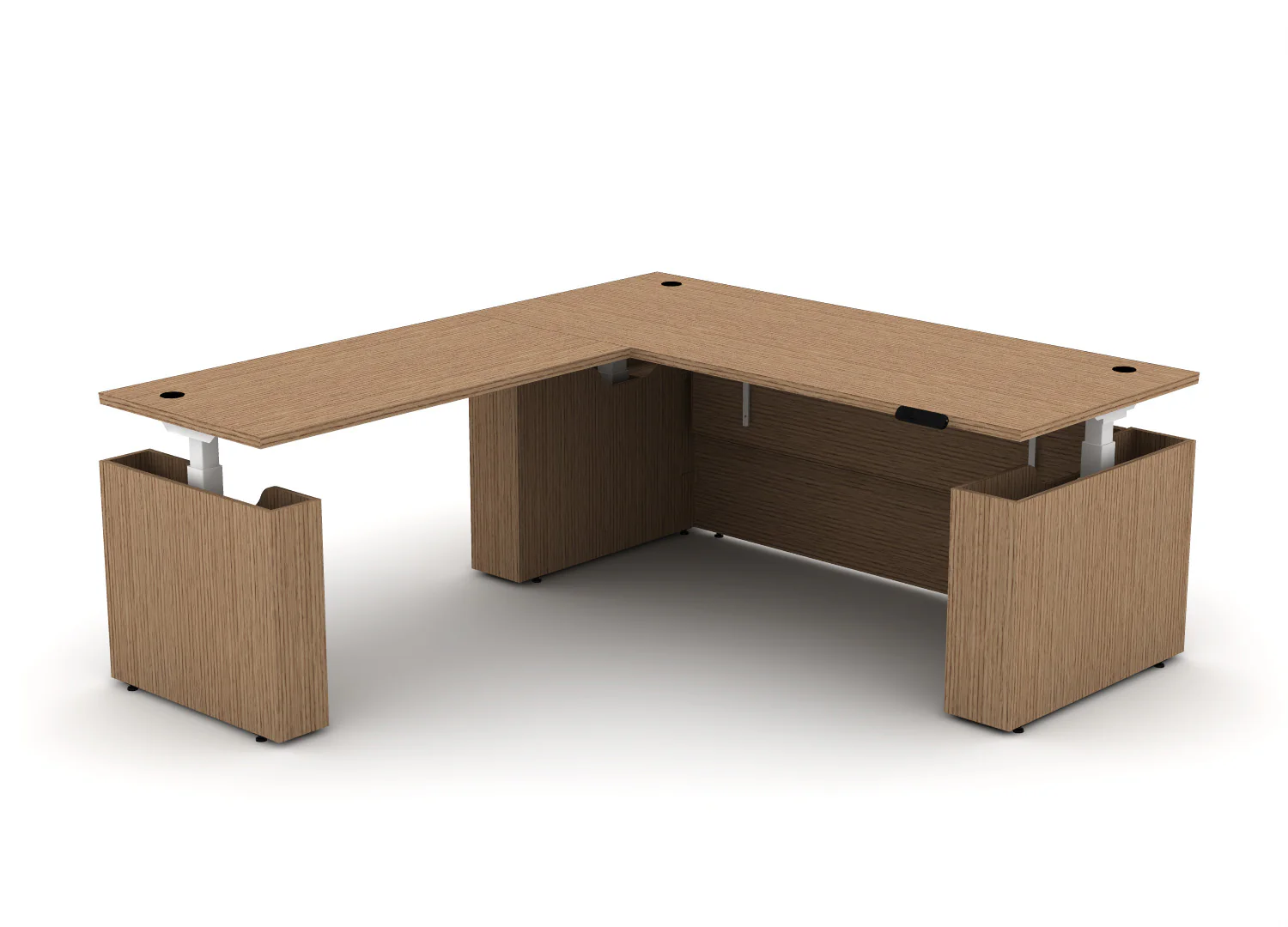 EDGE Height-Adjustable Desk L-Shape - Image 25