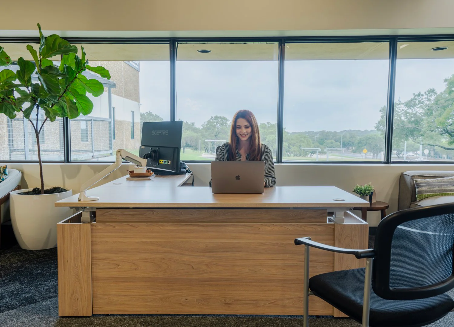 EDGE Height-Adjustable Desk L-Shape - Image 8