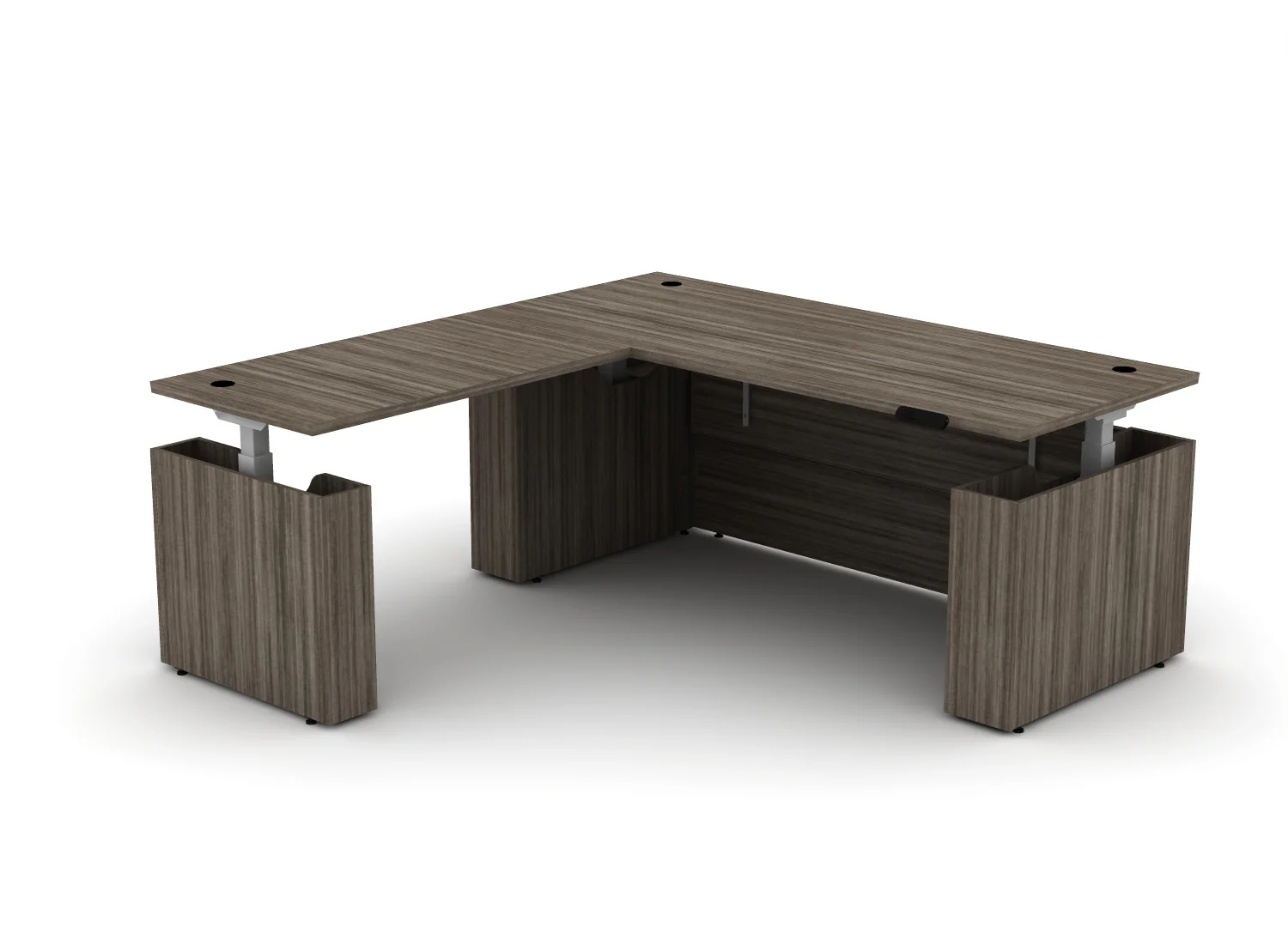 EDGE Height-Adjustable Desk L-Shape - Image 9