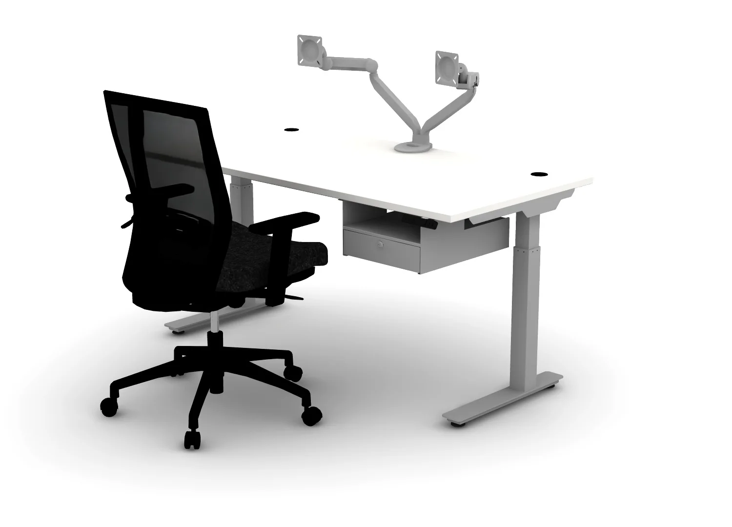 Luxe Office Bundle - Think Desk (sit to stand) - Image 11