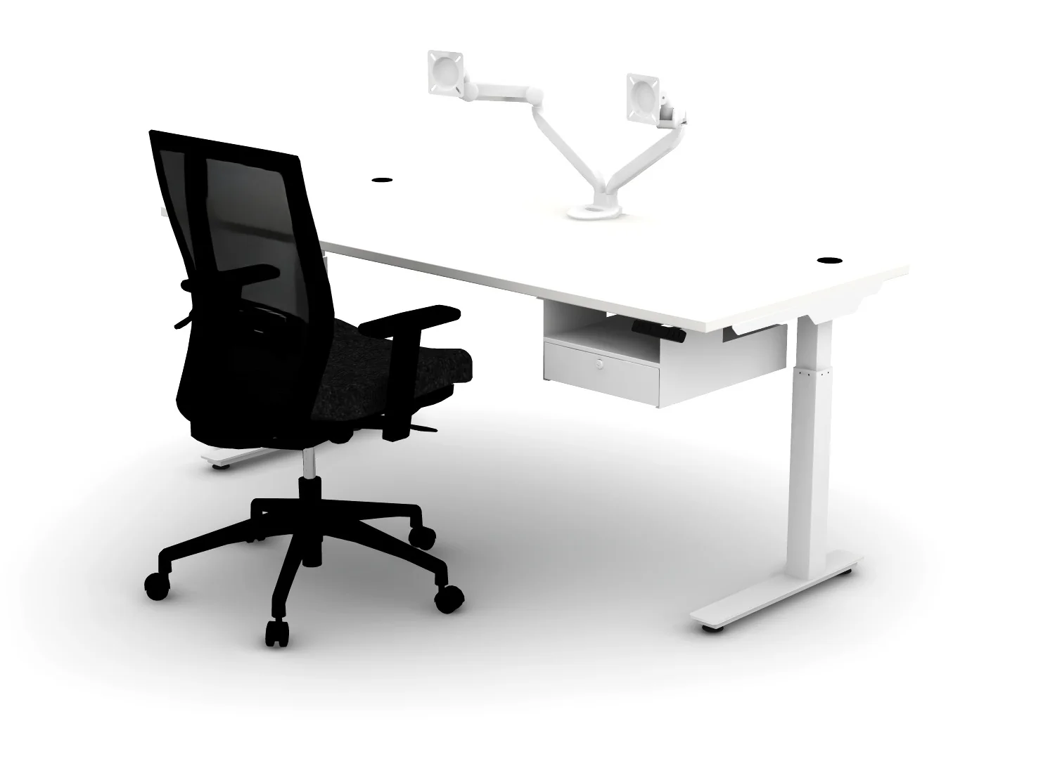 Luxe Office Bundle - Think Desk (sit to stand) - Image 22