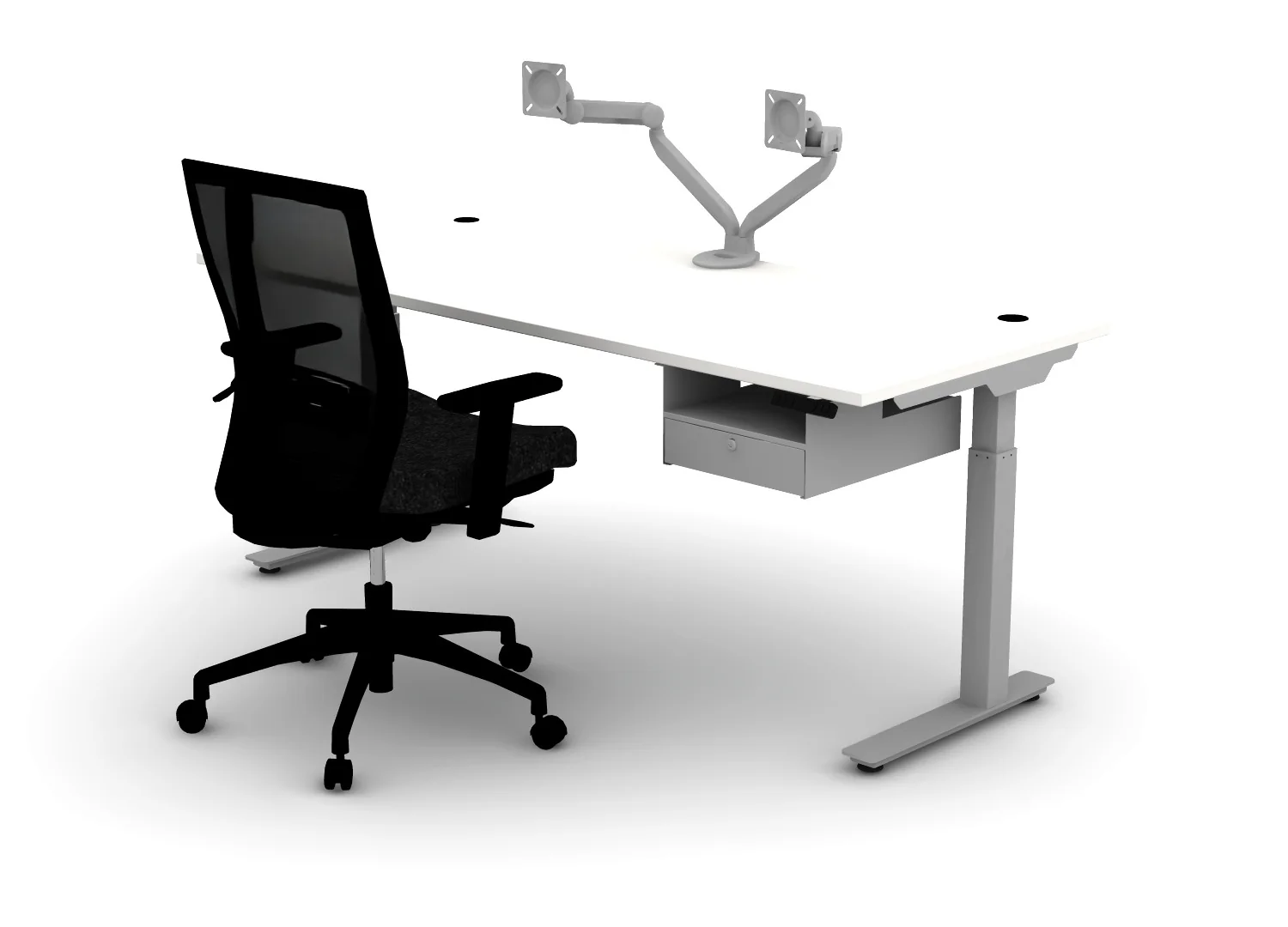 Luxe Office Bundle - Think Desk (sit to stand) - Image 23