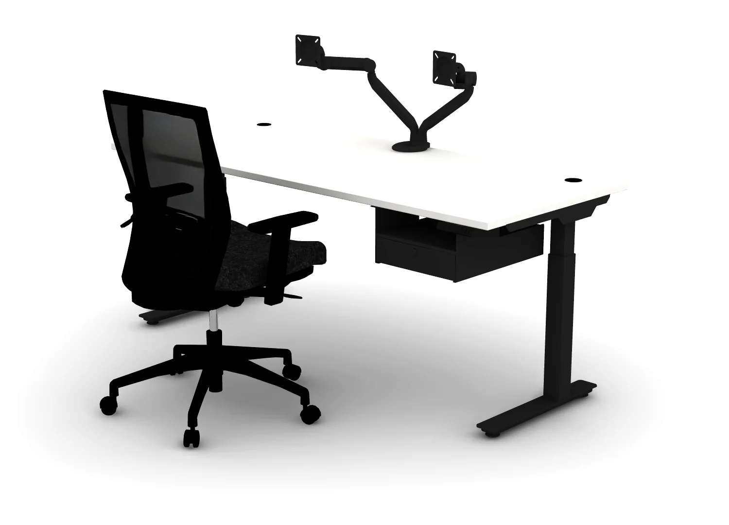 Luxe Office Bundle - Think Desk (sit to stand) - Image 24