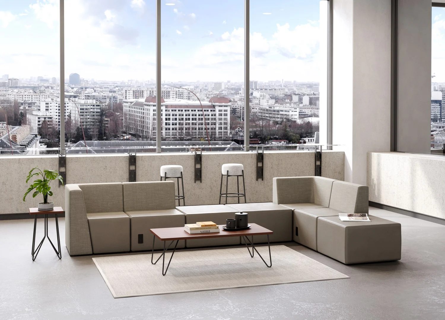 Modular Lounge Seating - Ottoman - Image 10