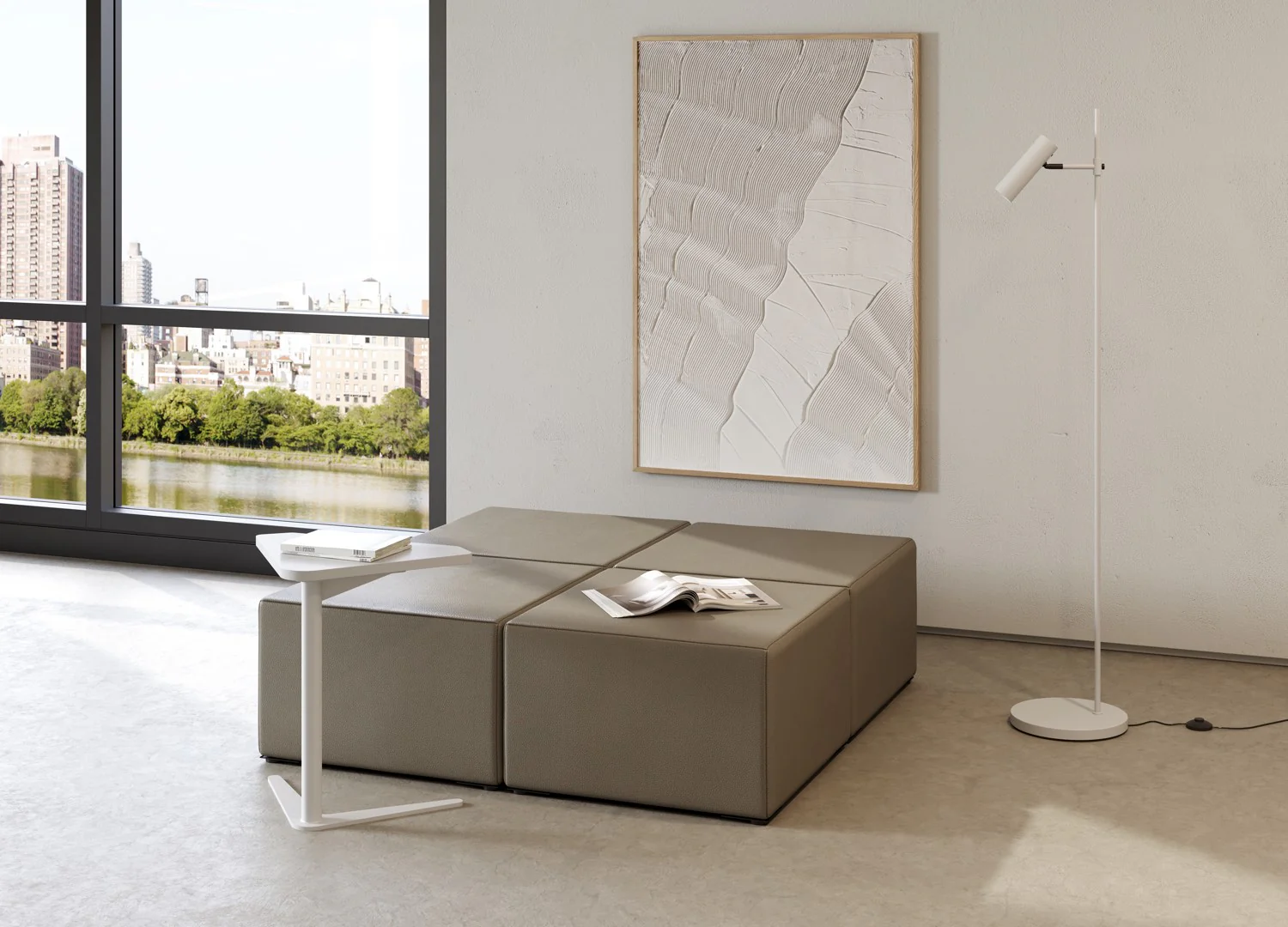 Modular Lounge Seating - Ottoman - Image 4