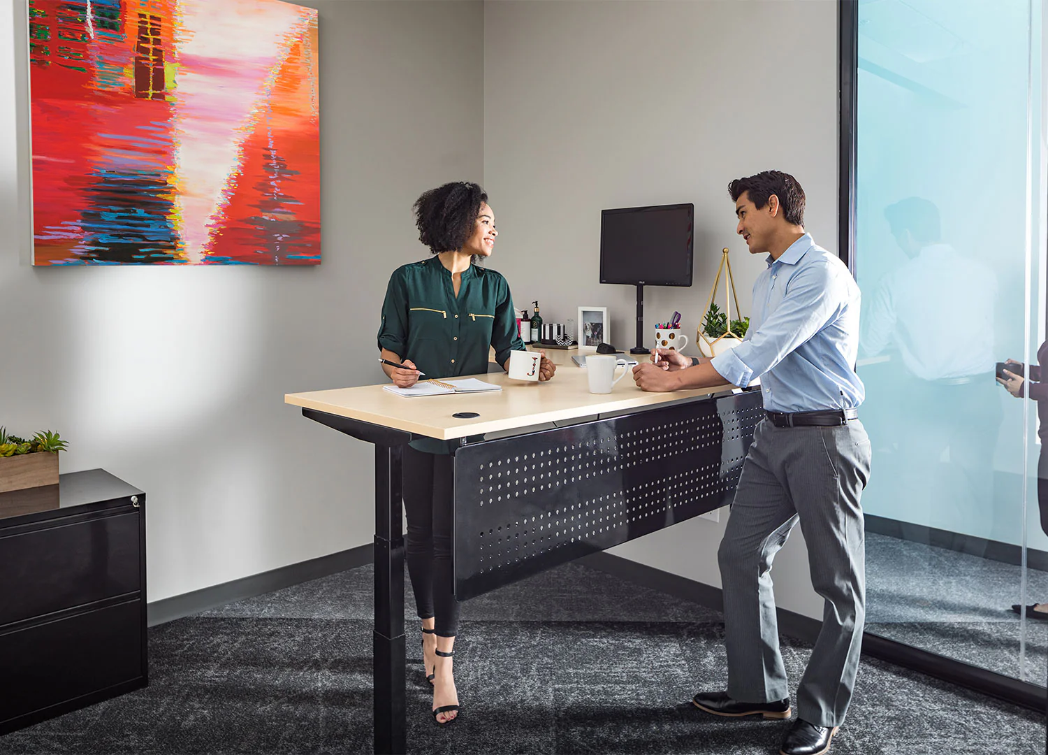 Premium Office Bundle – Think Desk (sit to stand) - Image 3