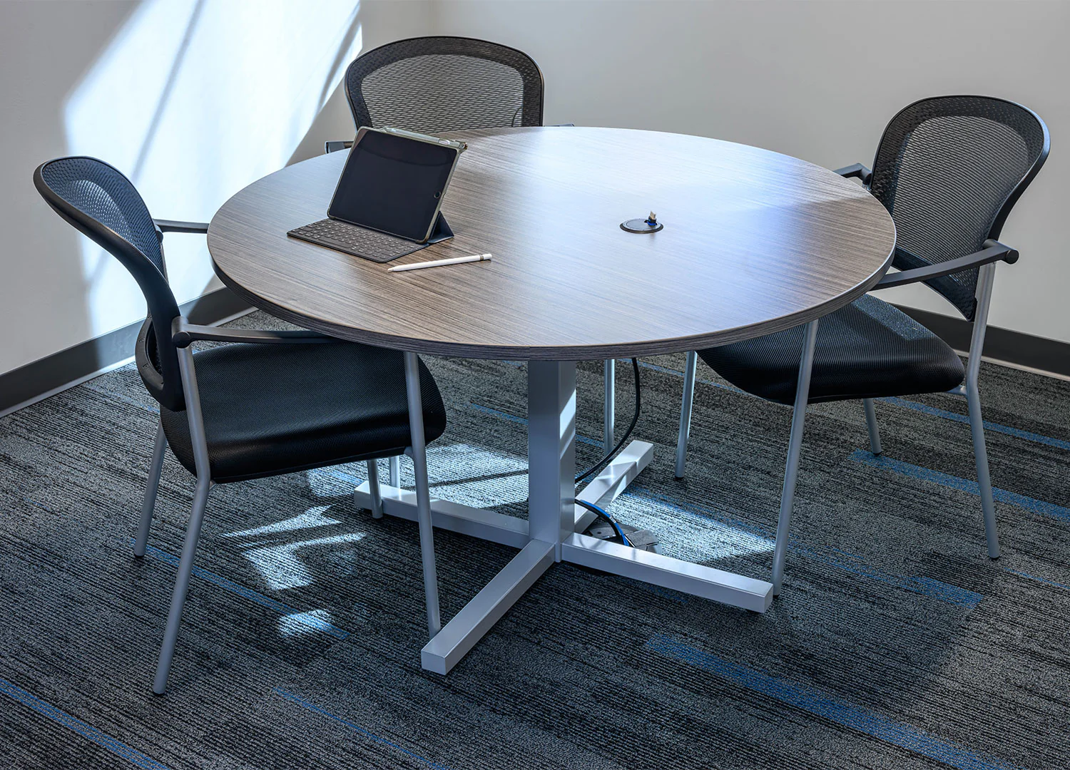 Round X-Base Multipurpose Table - Image 8